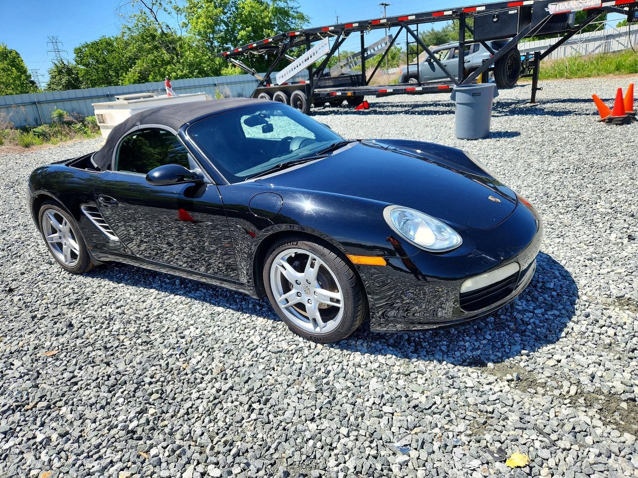 2005 Porsche Boxster Черный vin: WP0CA29885U712531