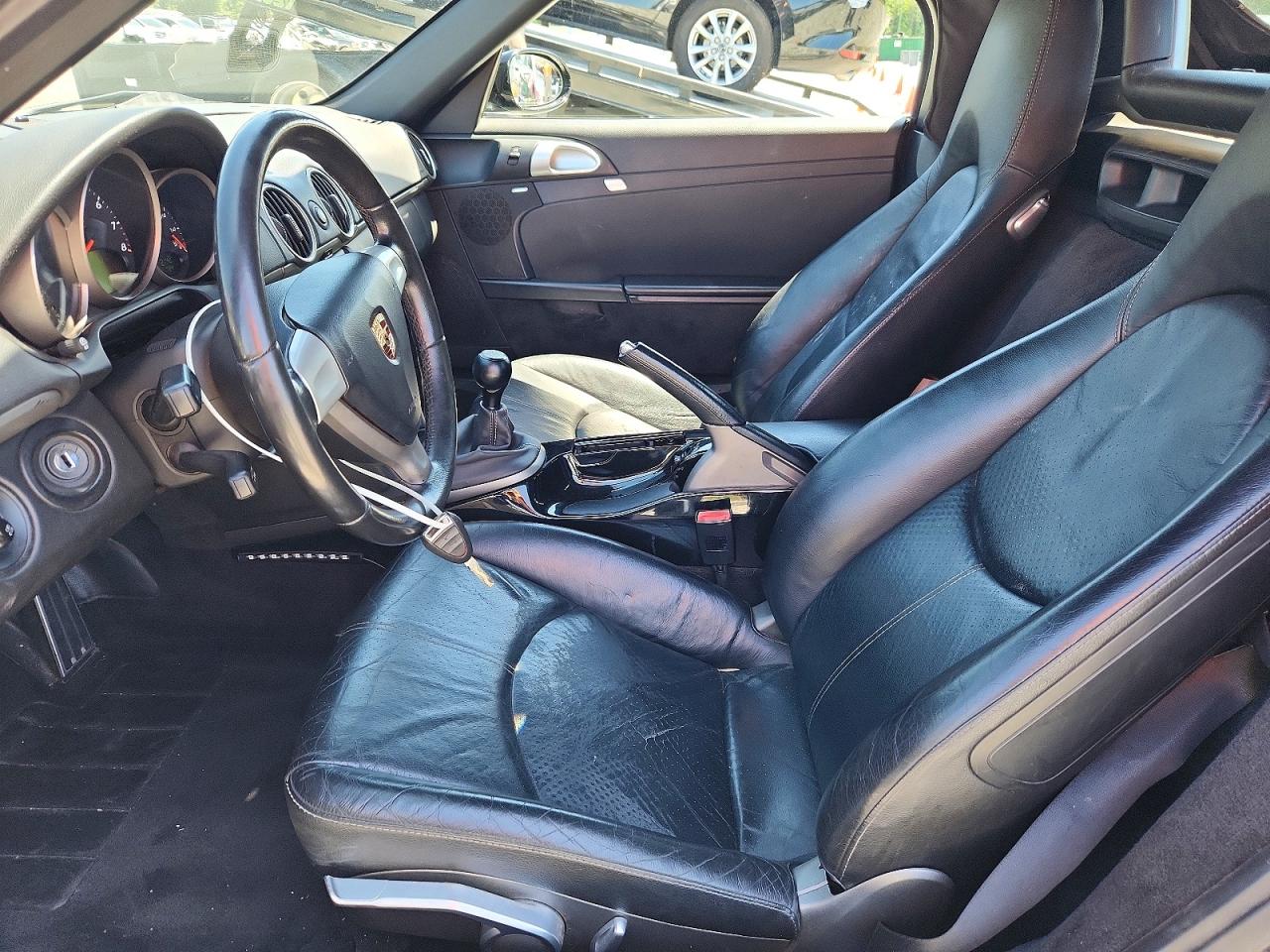 2005 Porsche Boxster Черный vin: WP0CA29885U712531