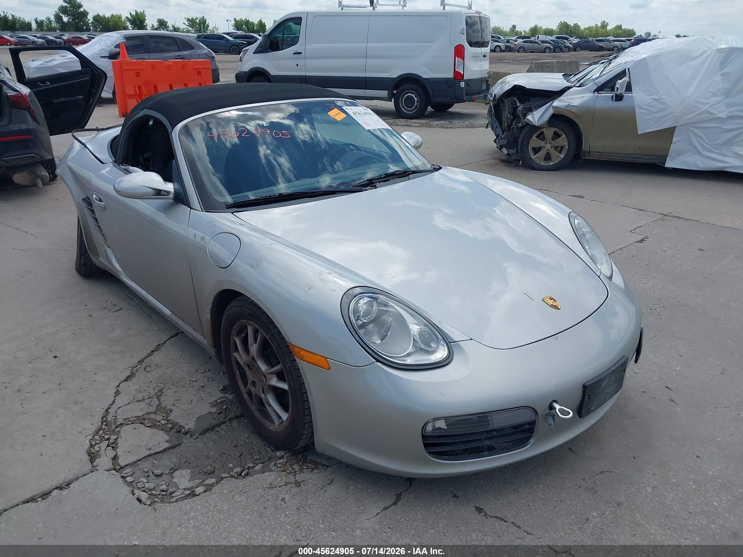2006 Porsche Boxster   Серебряный vin: WP0CA29886U712546
