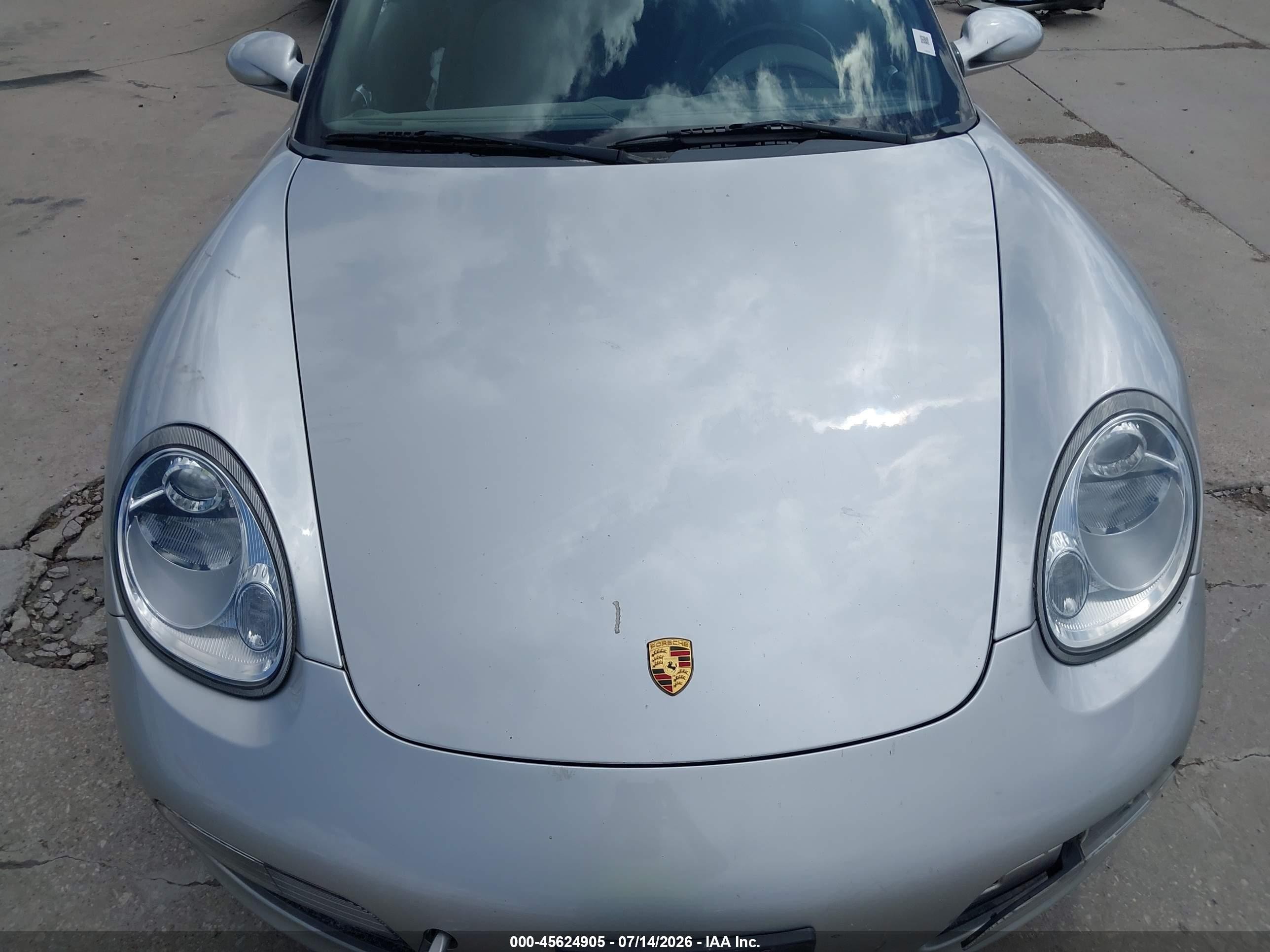 2006 Porsche Boxster   Серебряный vin: WP0CA29886U712546