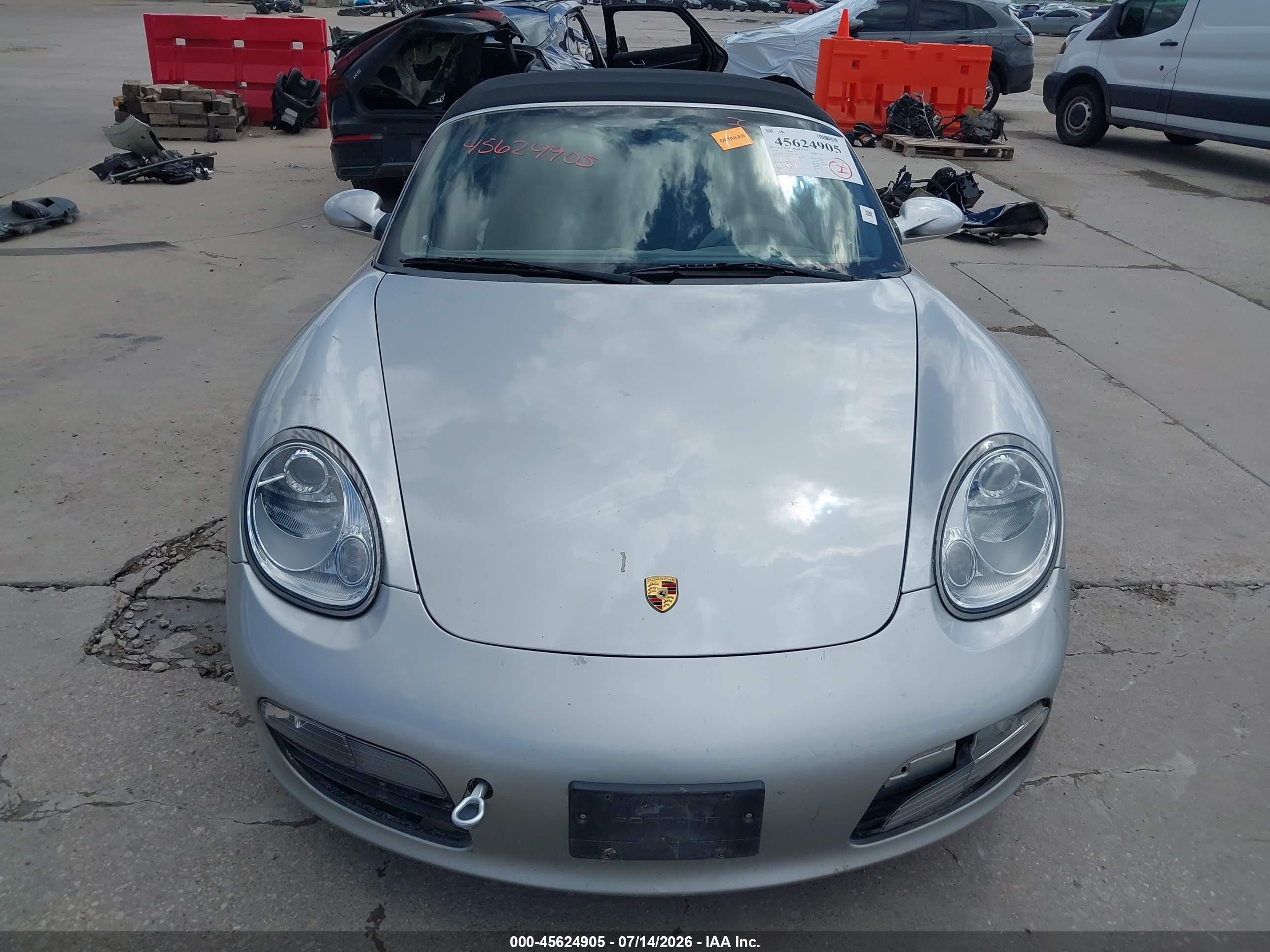 2006 Porsche Boxster   Серебряный vin: WP0CA29886U712546