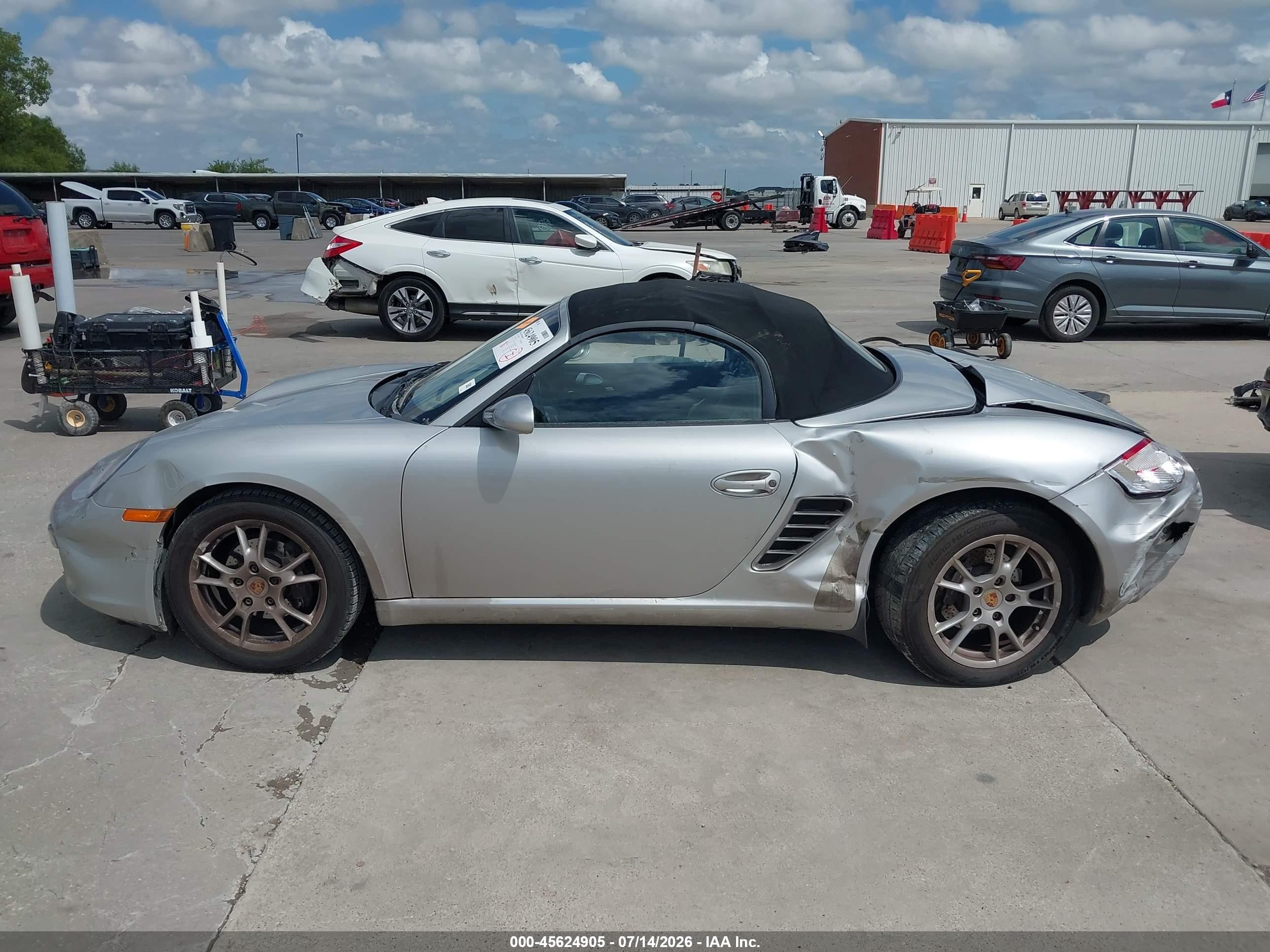 2006 Porsche Boxster   Серебряный vin: WP0CA29886U712546