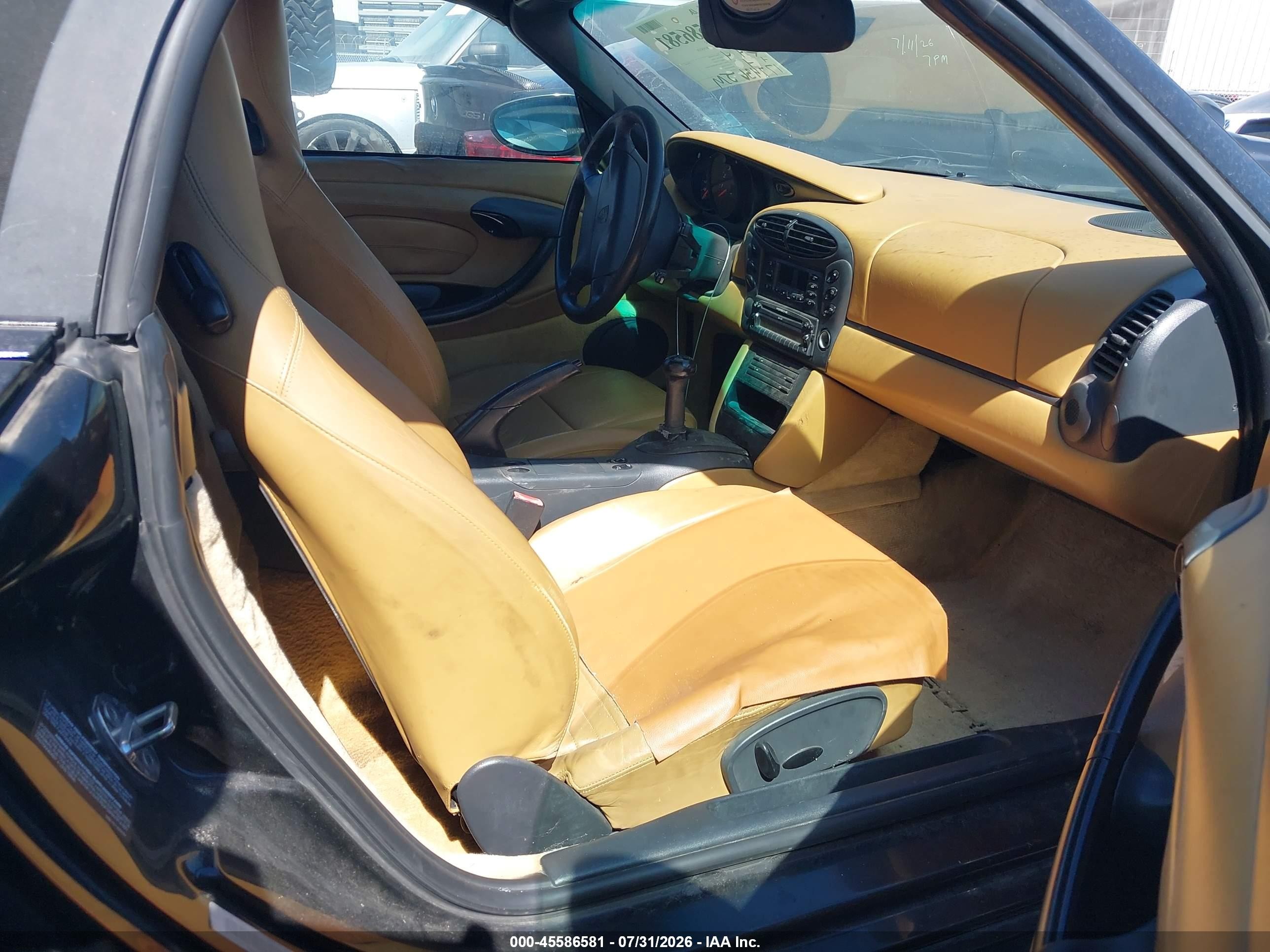 1998 Porsche Boxster   Black vin: WP0CA2988WU624452