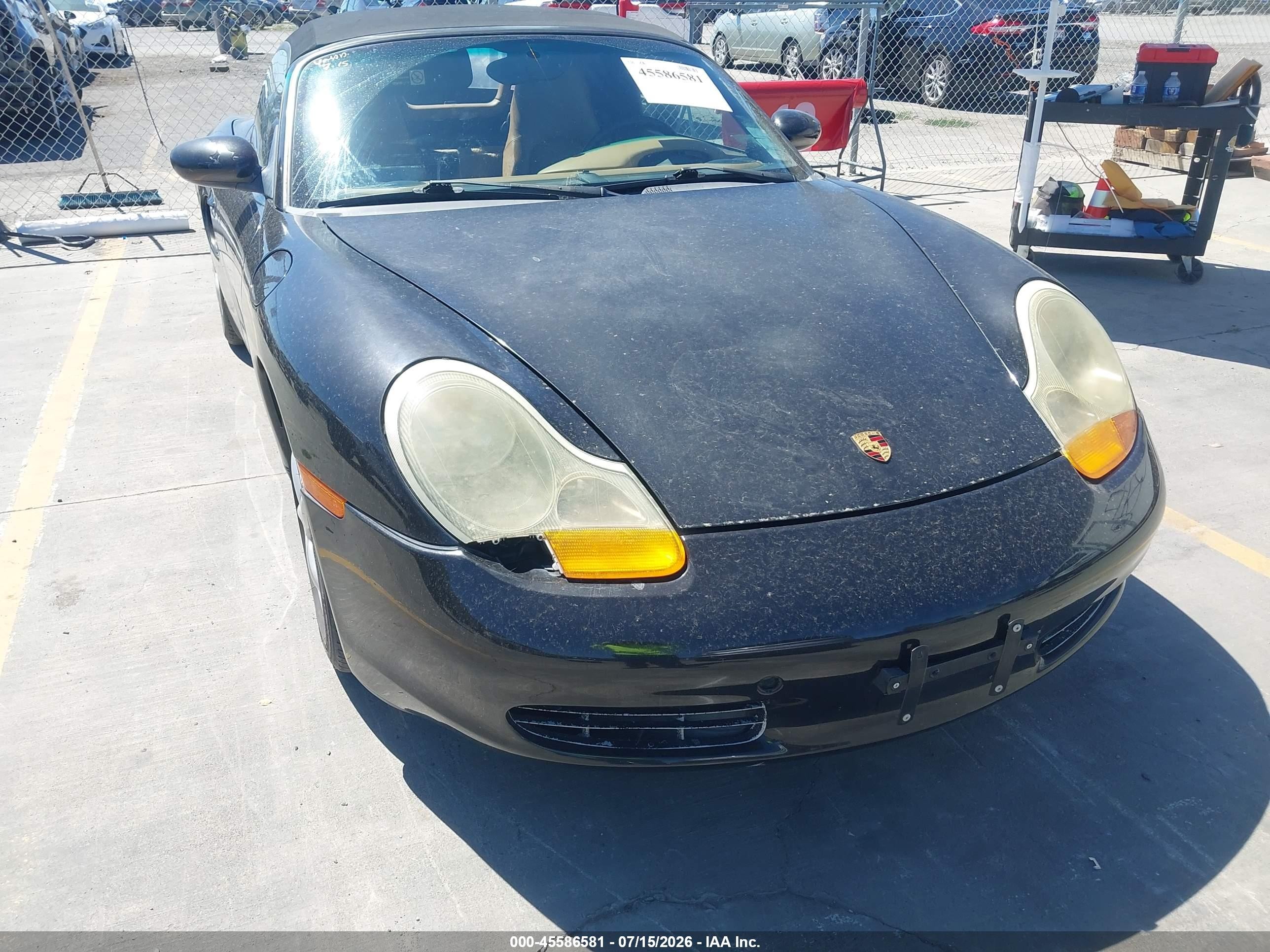 1998 Porsche Boxster   Black vin: WP0CA2988WU624452