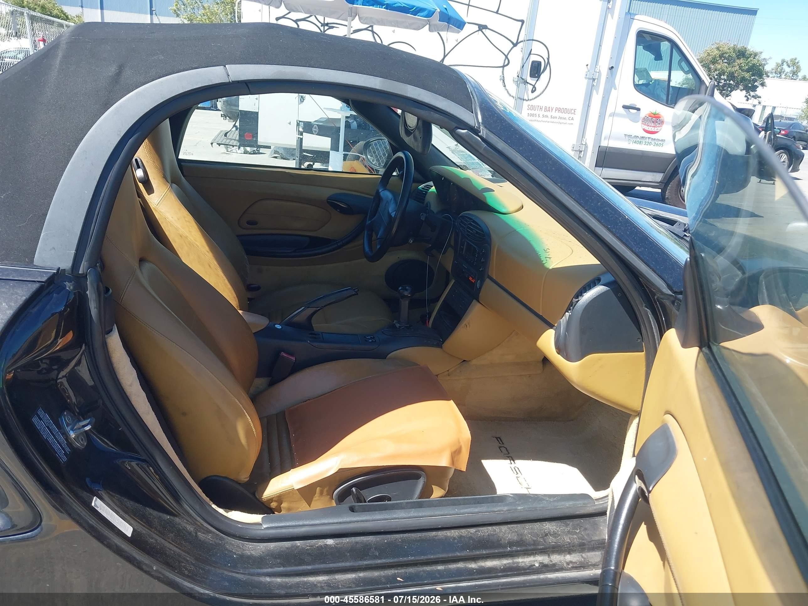 1998 Porsche Boxster   Black vin: WP0CA2988WU624452