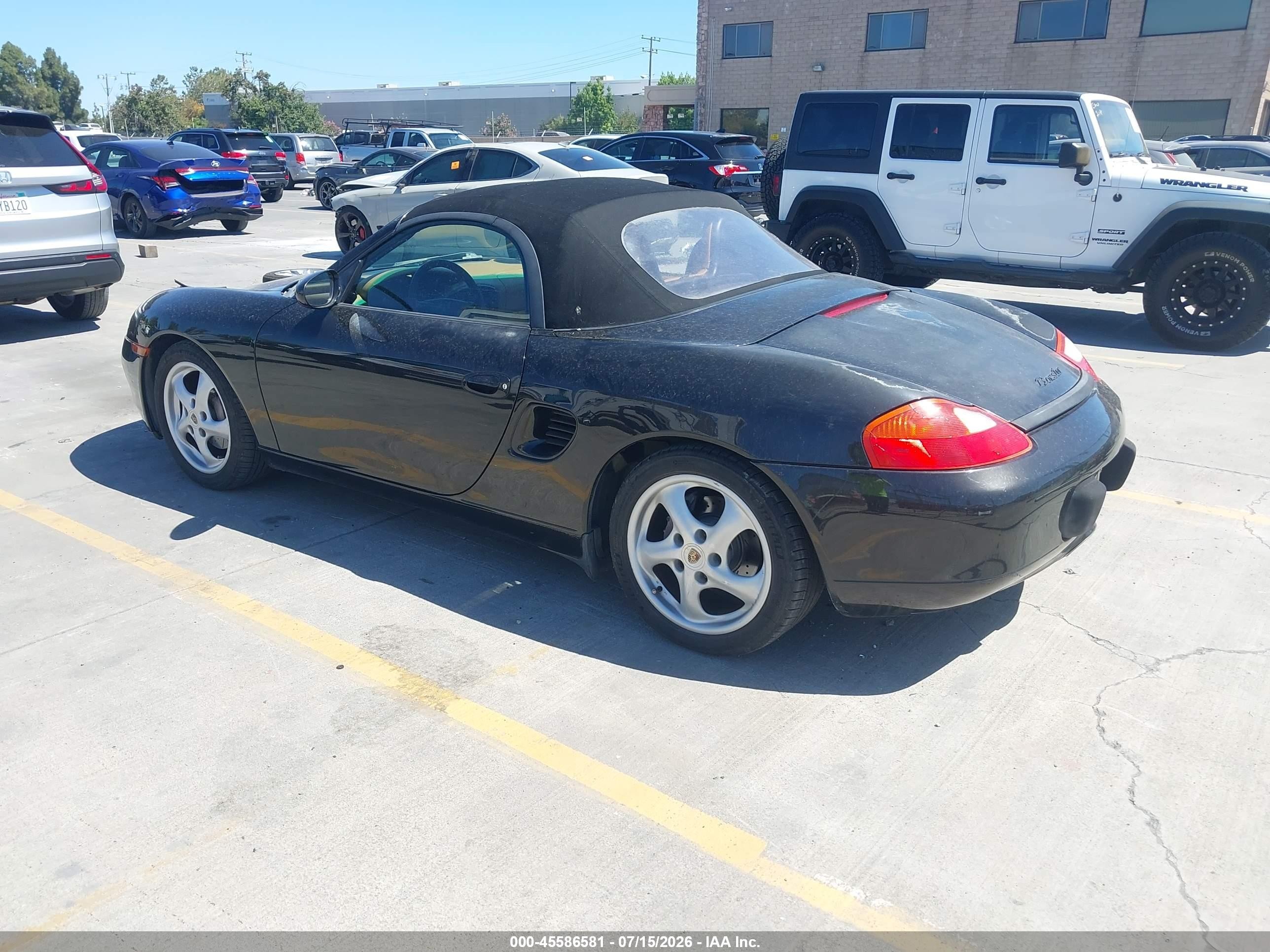 1998 Porsche Boxster   Black vin: WP0CA2988WU624452