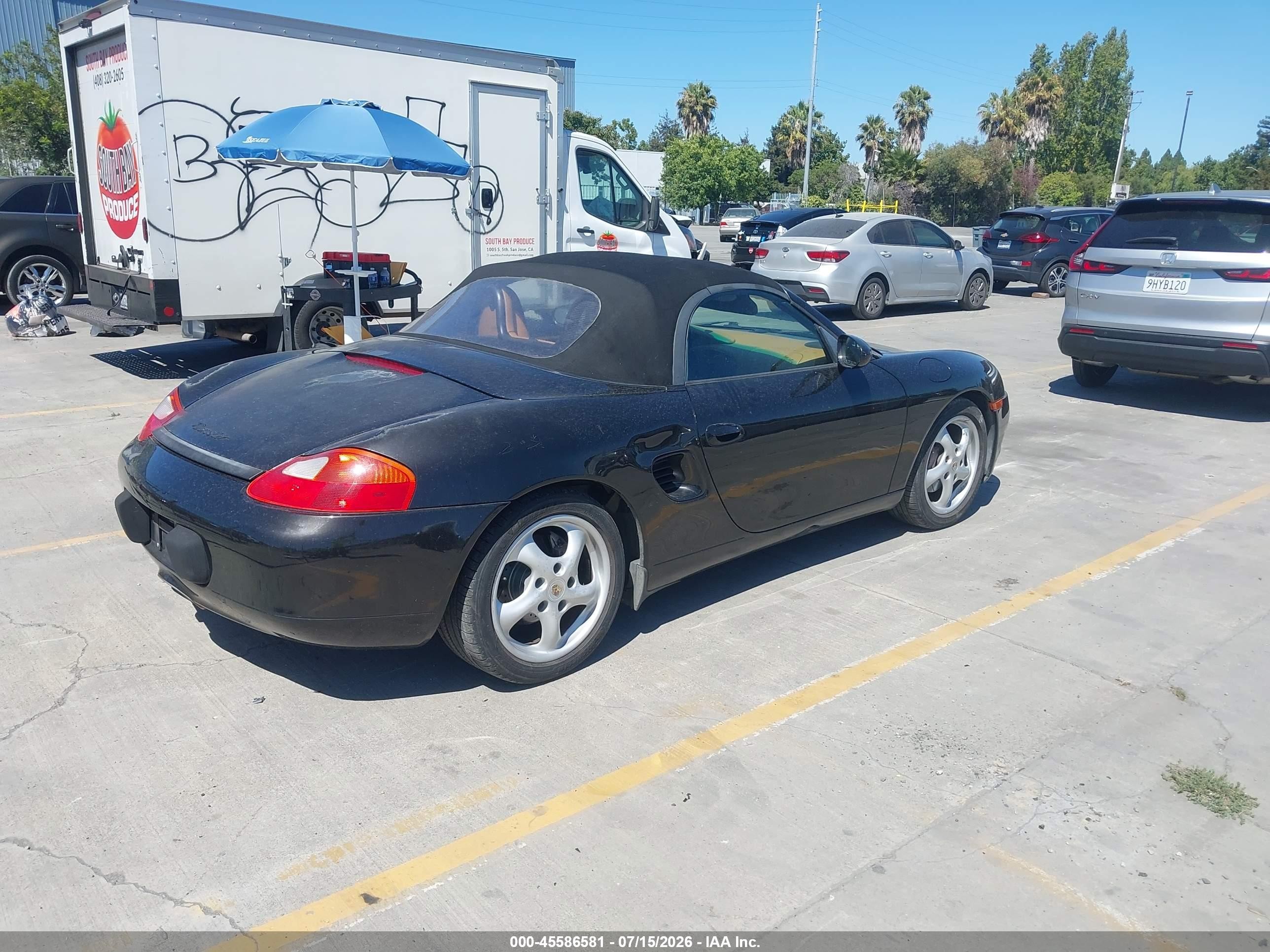 1998 Porsche Boxster   Black vin: WP0CA2988WU624452