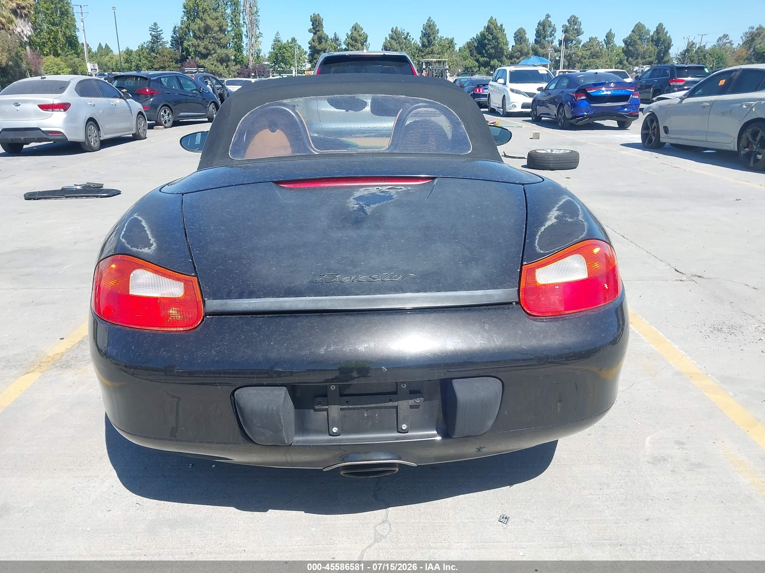 1998 Porsche Boxster   Black vin: WP0CA2988WU624452
