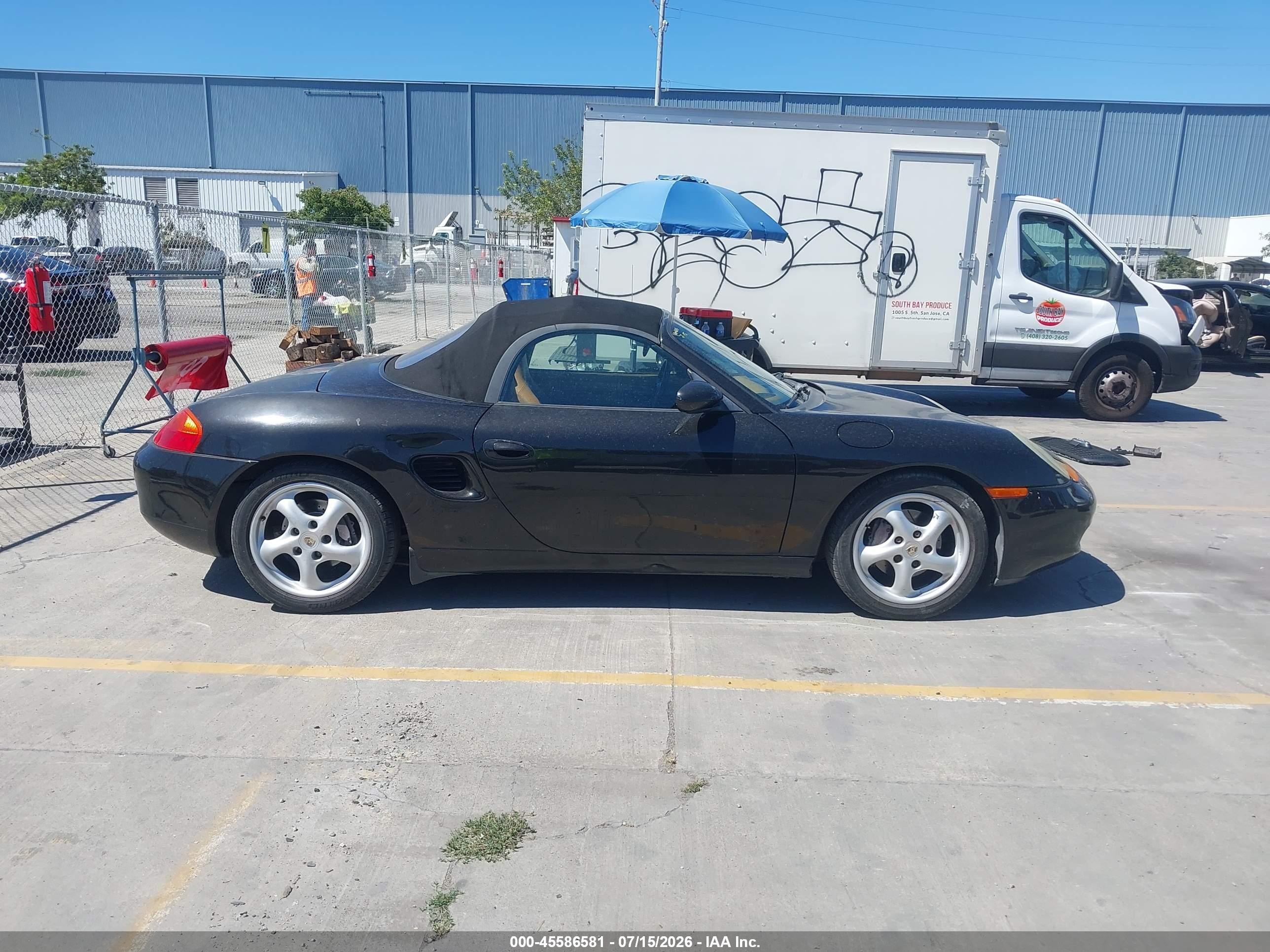 1998 Porsche Boxster   Black vin: WP0CA2988WU624452