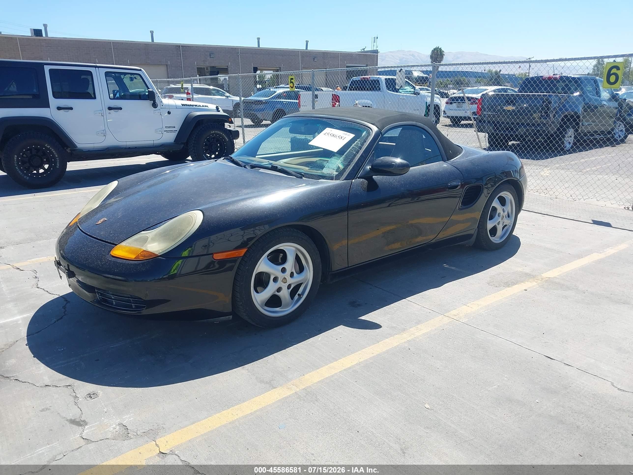 1998 Porsche Boxster   Black vin: WP0CA2988WU624452