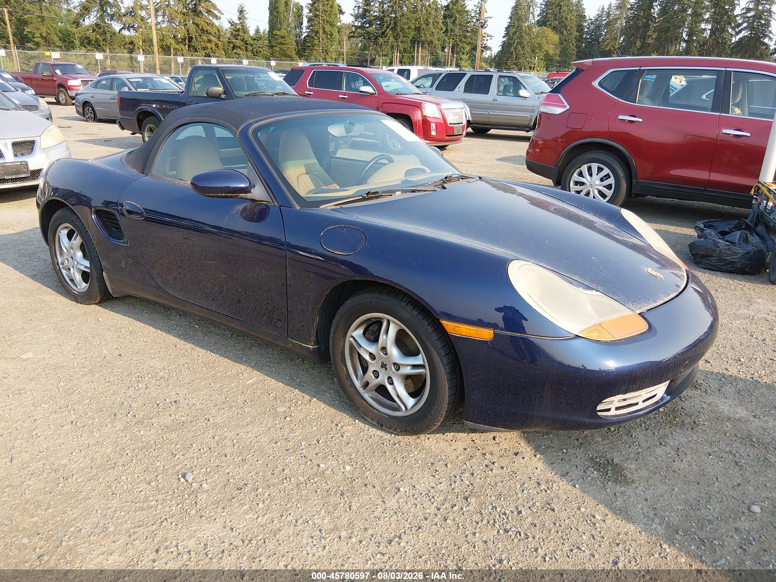 2002 Porsche Boxster   Blue vin: WP0CA29892U624180