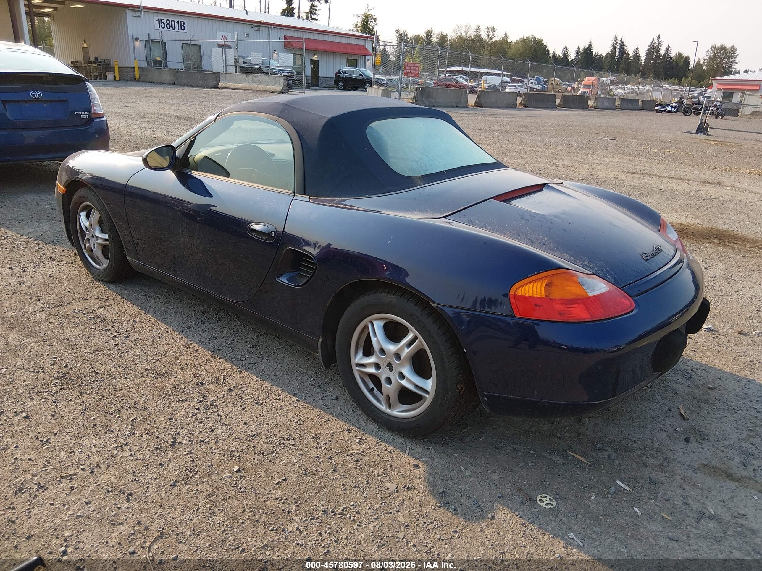 2002 Porsche Boxster   Blue vin: WP0CA29892U624180