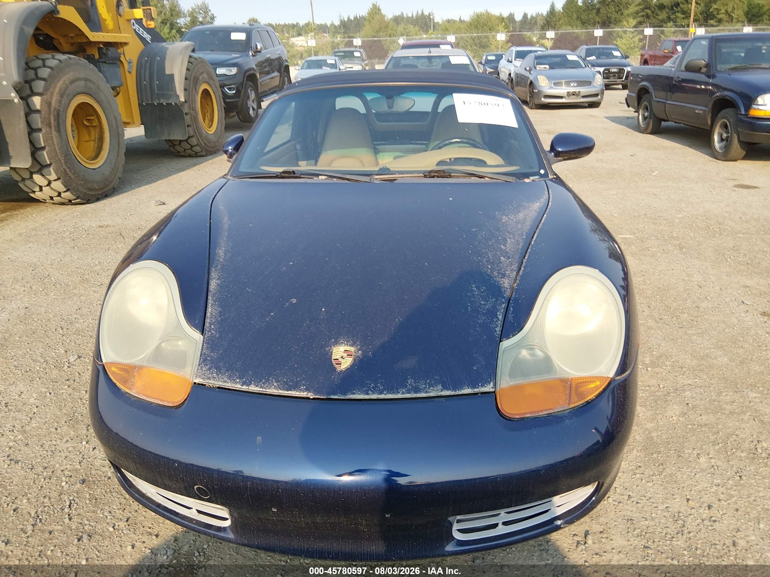 2002 Porsche Boxster   Blue vin: WP0CA29892U624180
