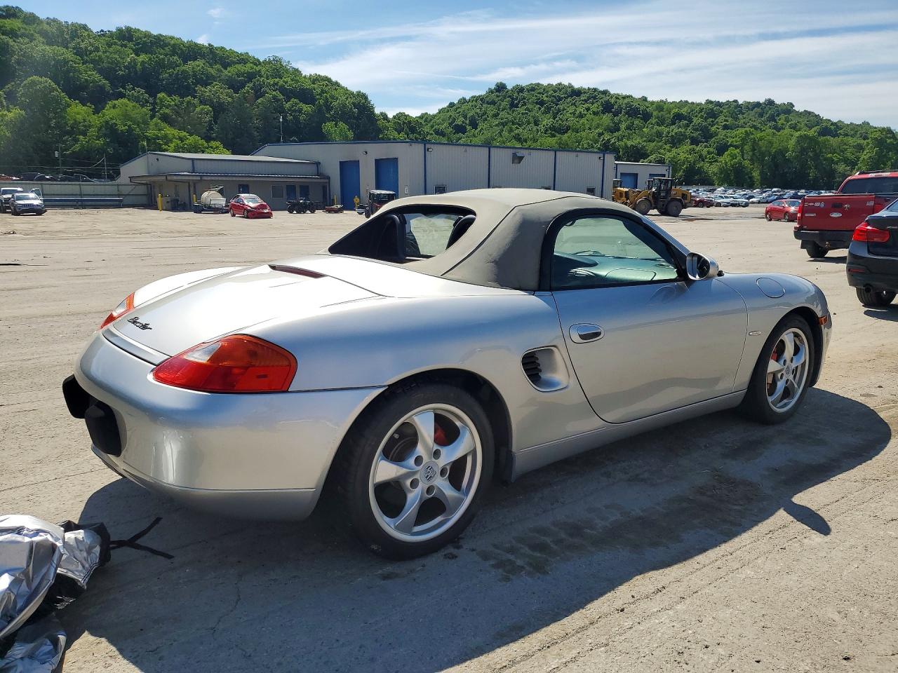 2002 Porsche Boxster Silver vin: WP0CA29892U624423