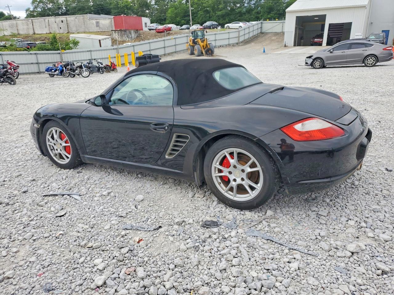 2005 Porsche Boxster Черный vin: WP0CA29895S710167