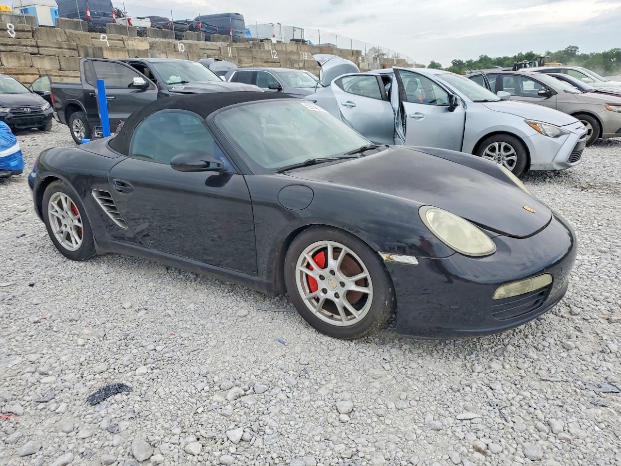2005 Porsche Boxster Черный vin: WP0CA29895S710167