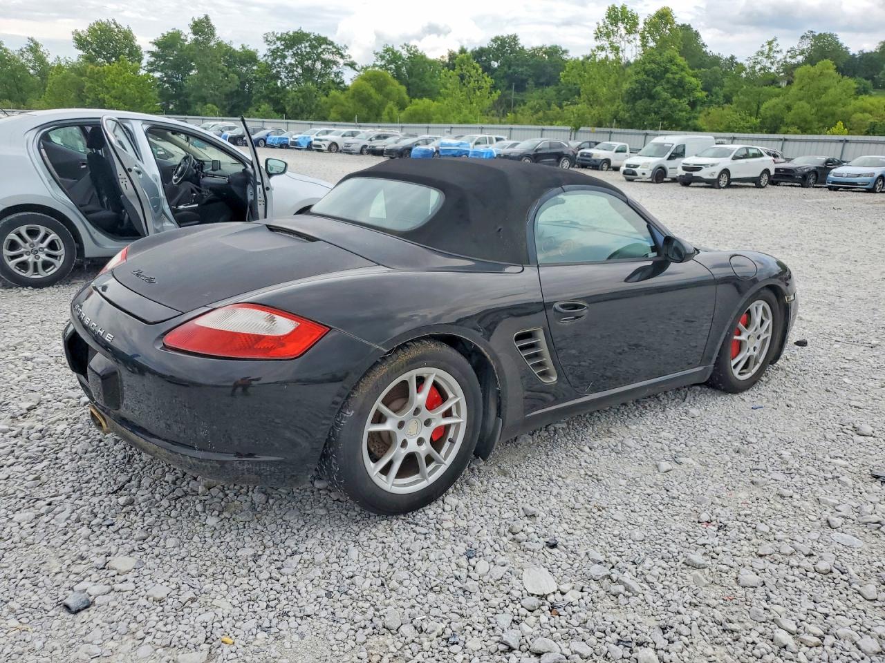 2005 Porsche Boxster Черный vin: WP0CA29895S710167
