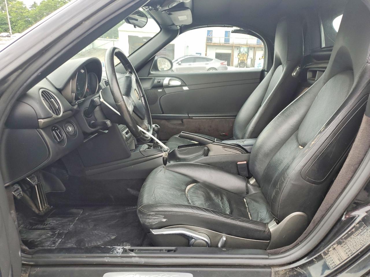 2005 Porsche Boxster Черный vin: WP0CA29895S710167