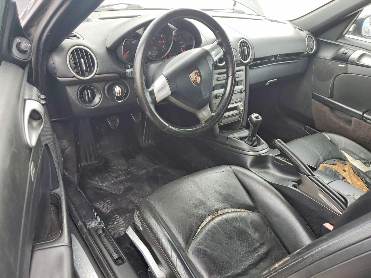 2005 Porsche Boxster Черный vin: WP0CA29895S710167