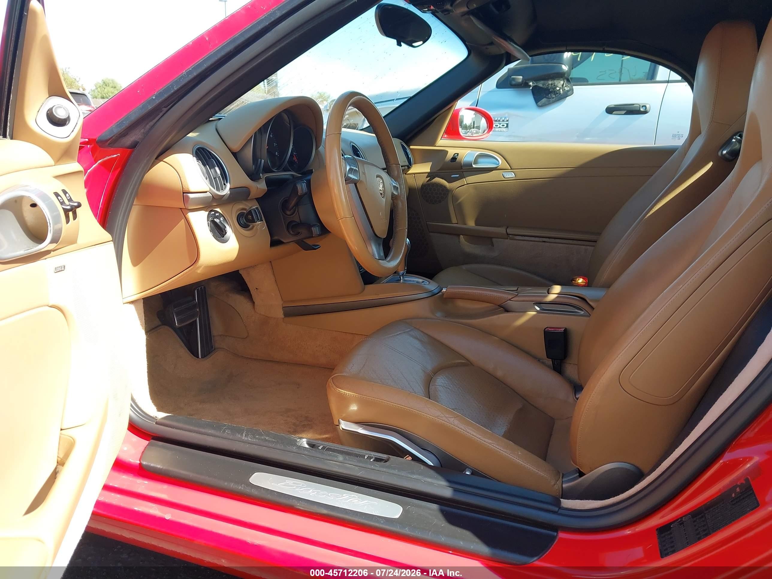 2005 Porsche Boxster   Красный vin: WP0CA29895U711971