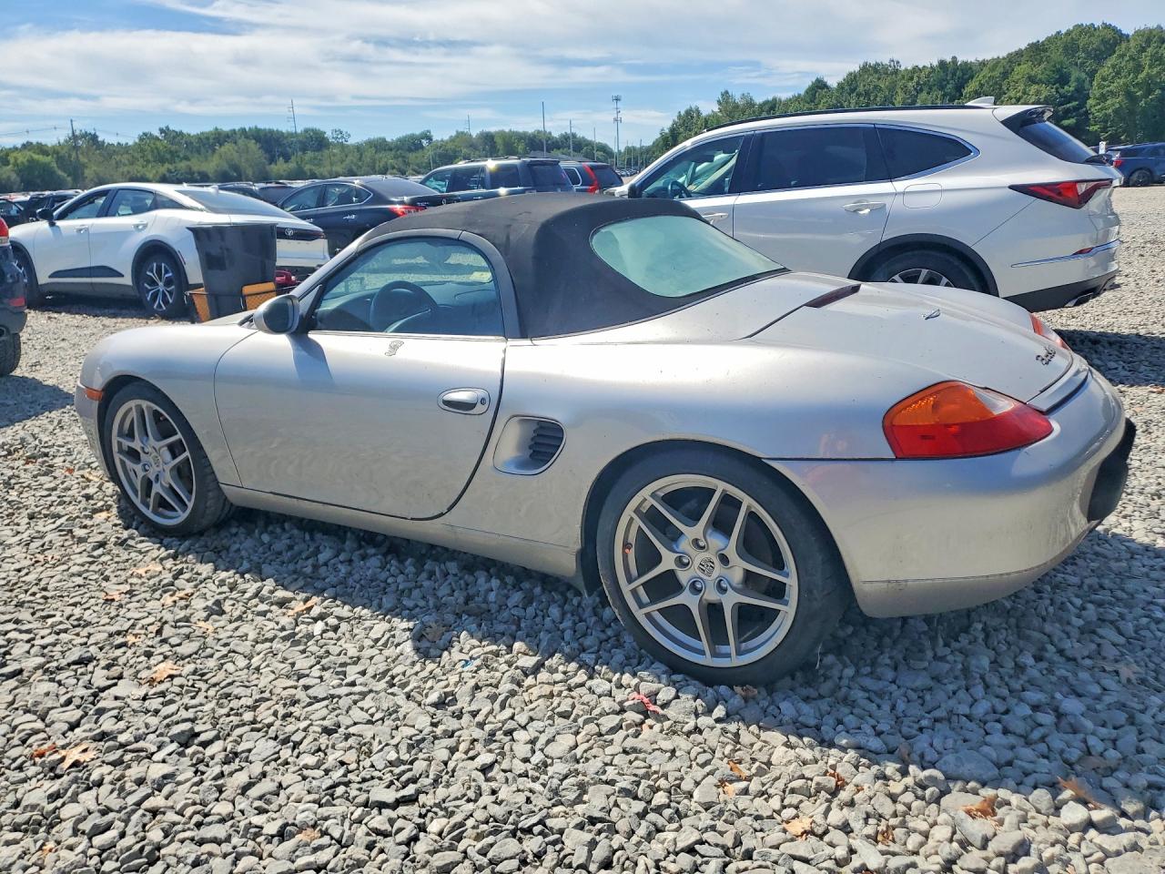 1998 Porsche Boxster Silver vin: WP0CA2989WU622600