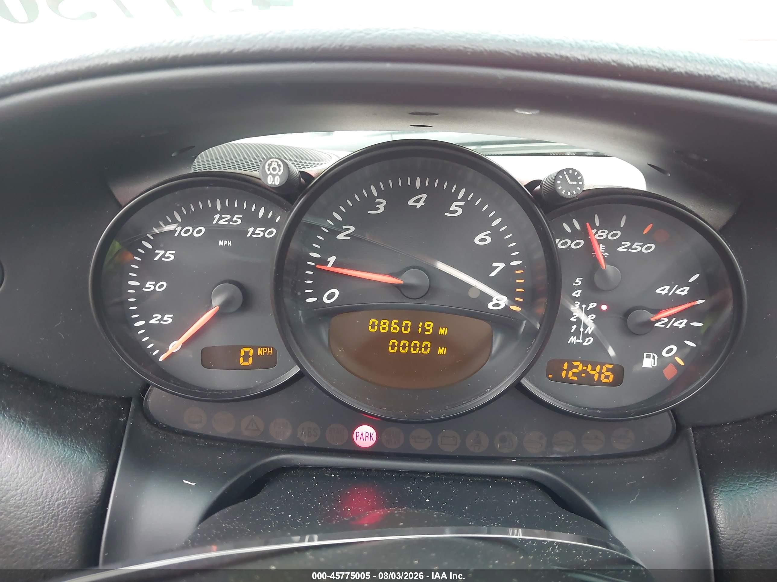 2002 Porsche Boxster Red vin: WP0CA298X2U620431