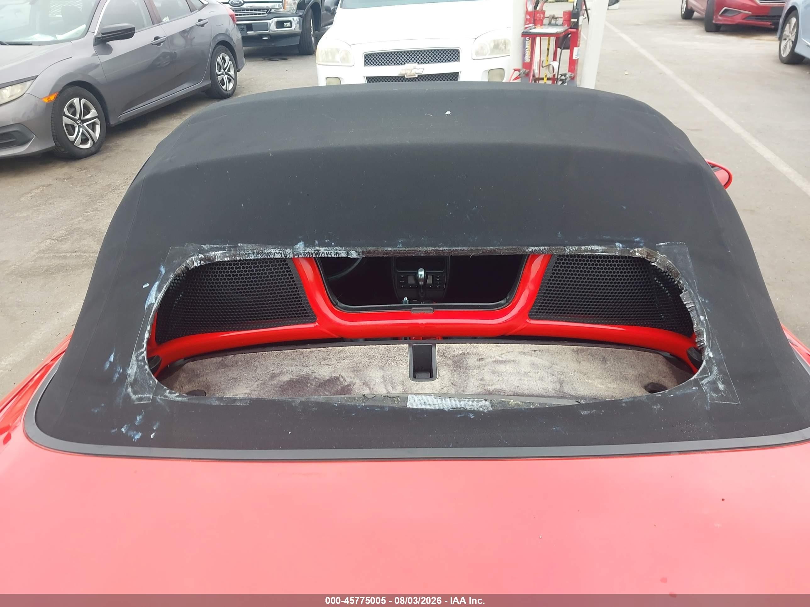 2002 Porsche Boxster Red vin: WP0CA298X2U620431