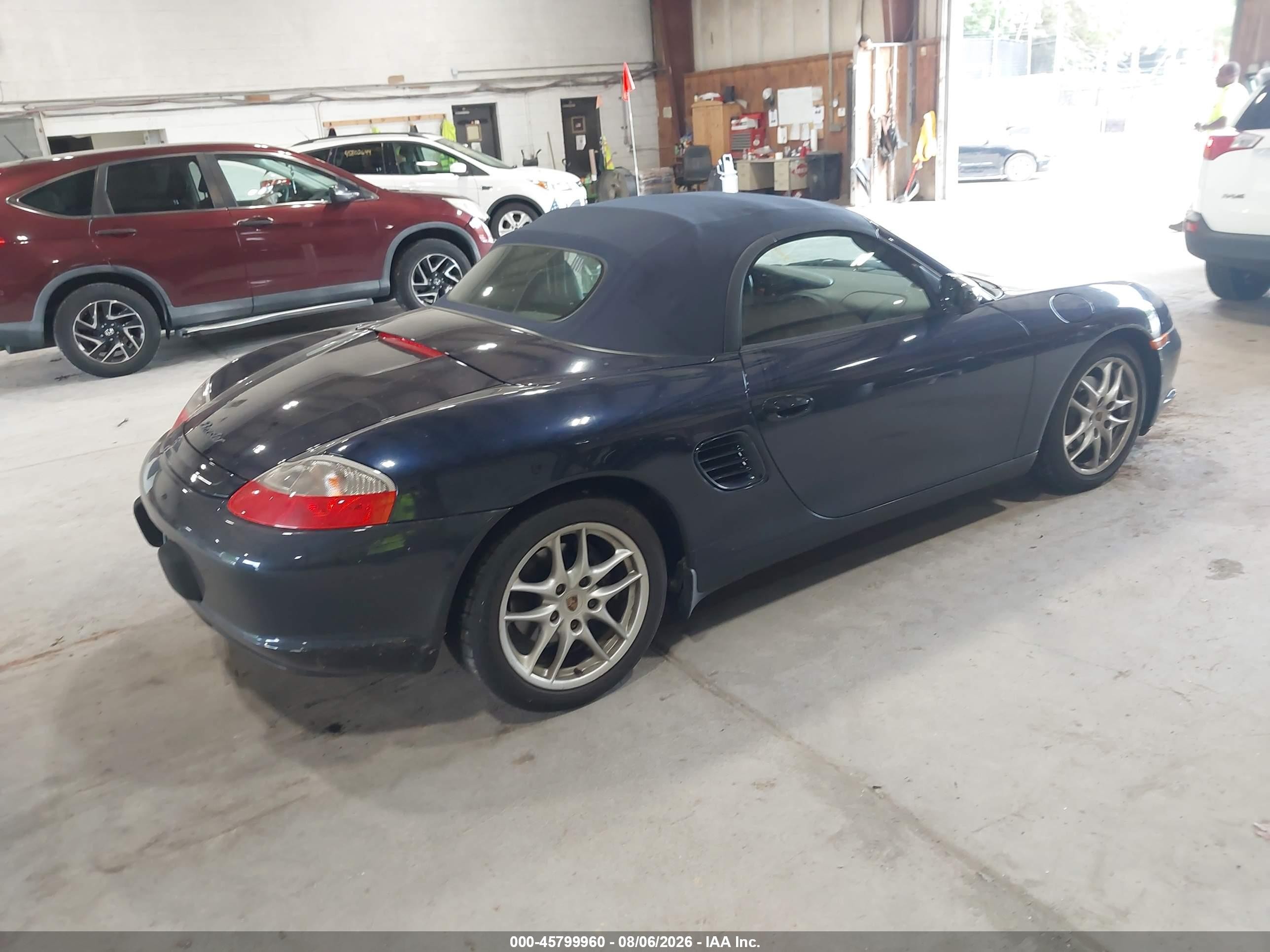 2004 Porsche Boxster   Dark Blue vin: WP0CA298X4S620847