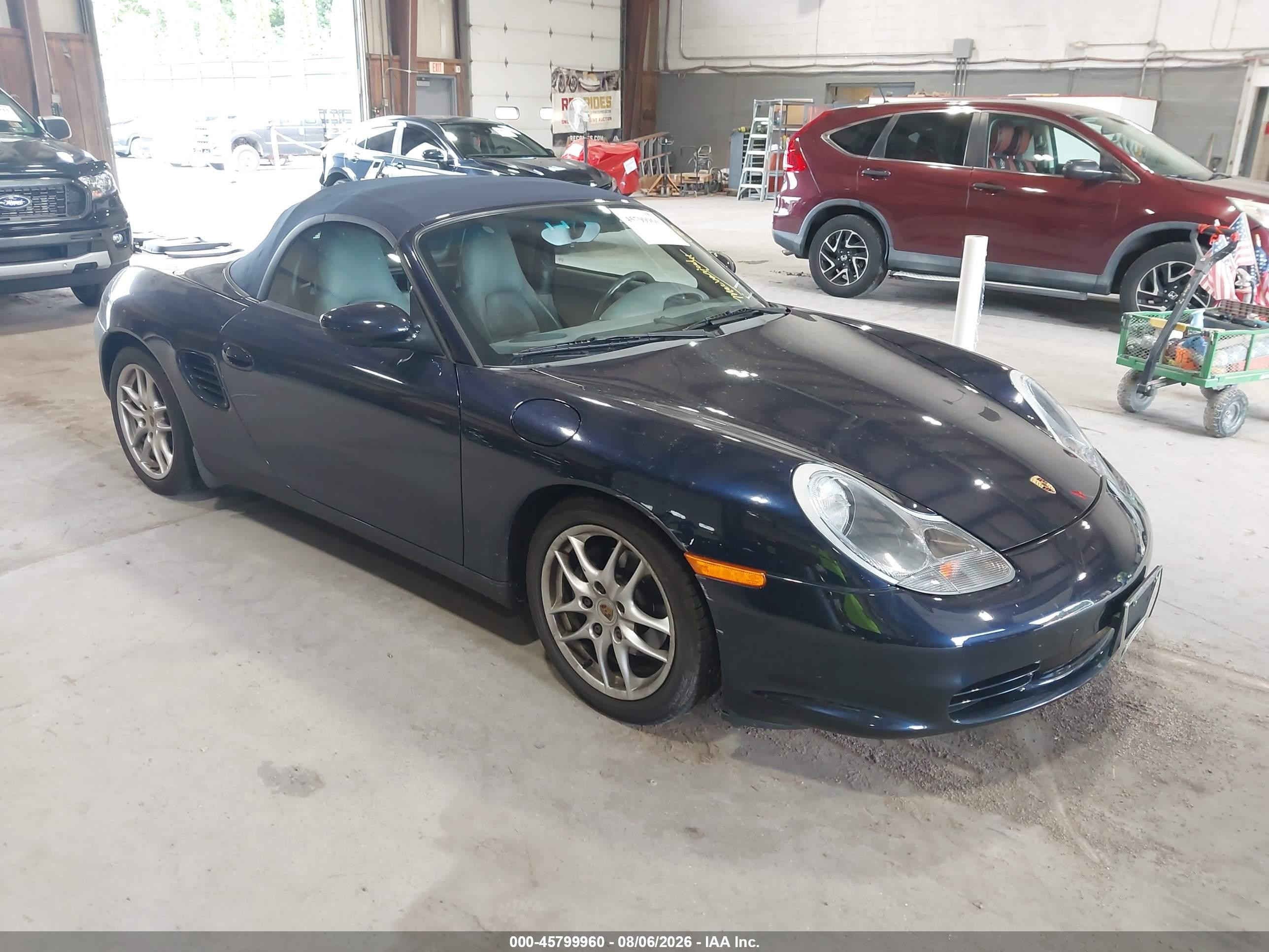 2004 Porsche Boxster   Dark Blue vin: WP0CA298X4S620847