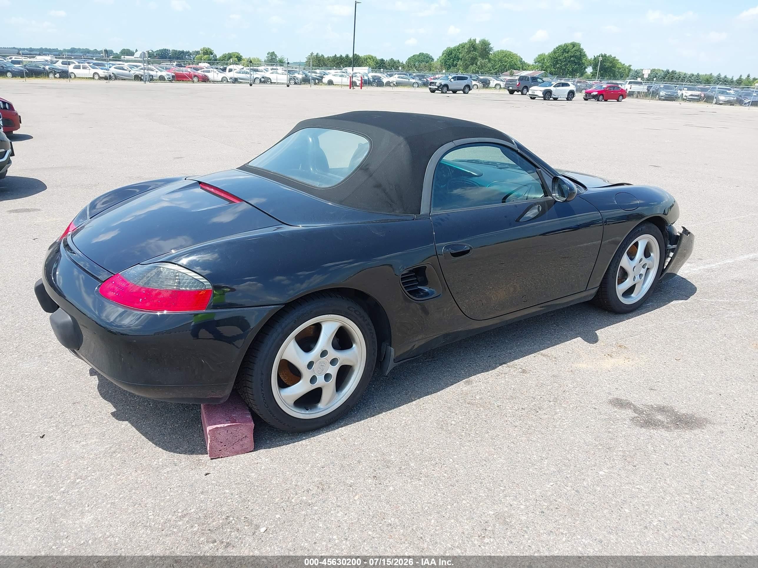 2000 Porsche Boxster   Black vin: WP0CA298XYU620311