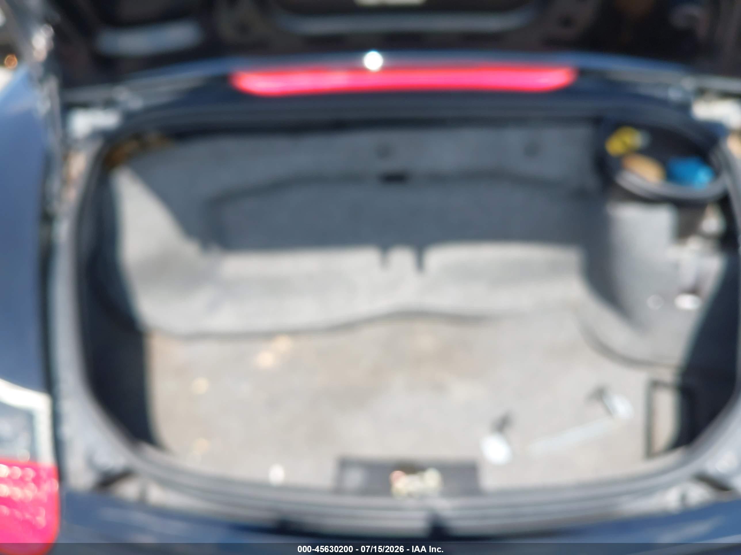 2000 Porsche Boxster   Black vin: WP0CA298XYU620311