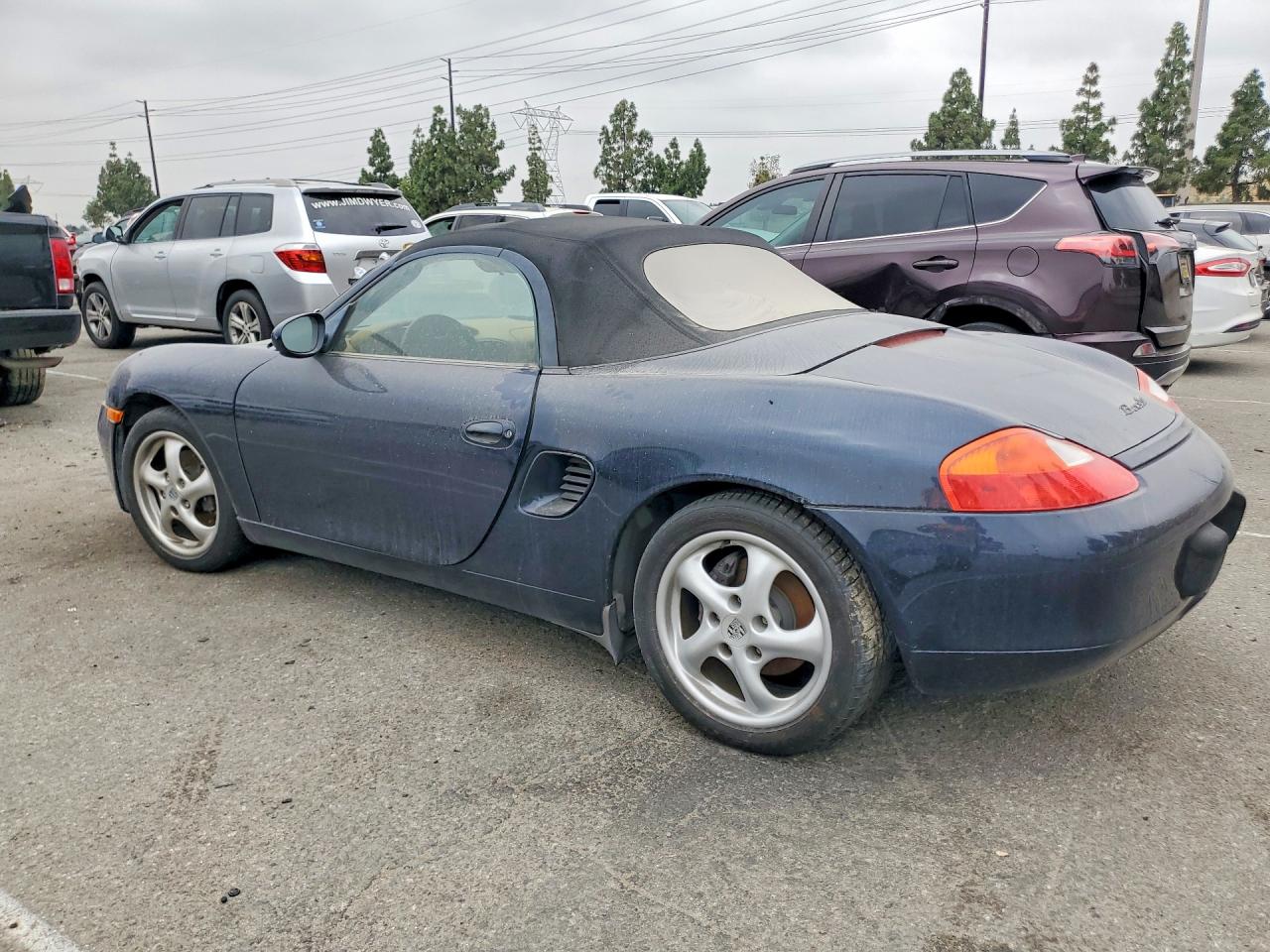 2000 Porsche Boxster Blue vin: WP0CA298XYU624469