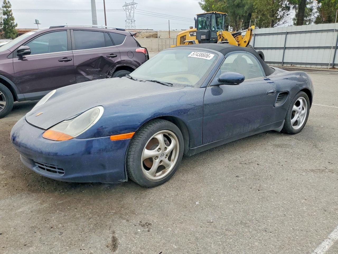 2000 Porsche Boxster Blue vin: WP0CA298XYU624469