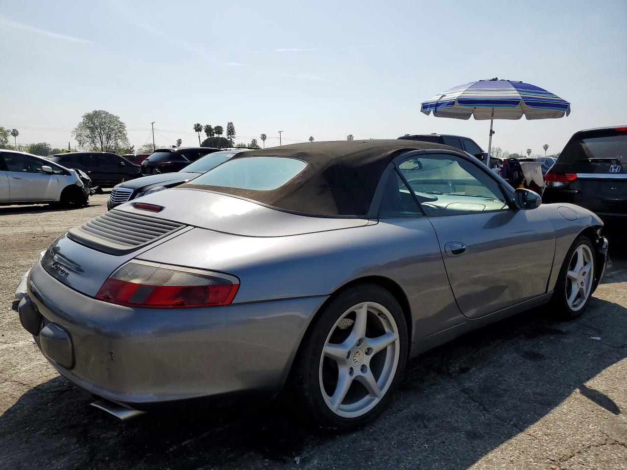 2002 Porsche 911 Carrera 2 Gray vin: WP0CA29902S650090