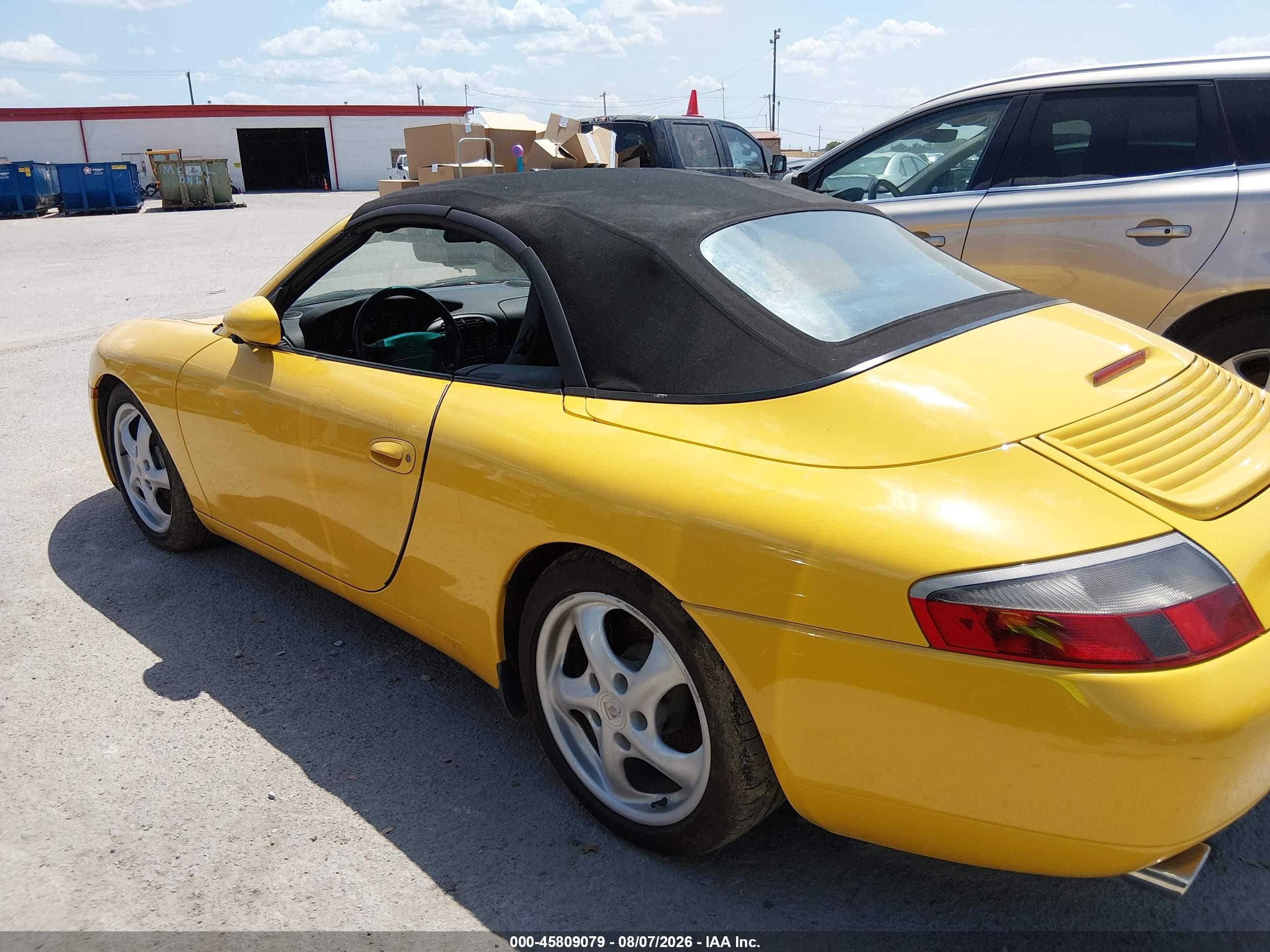 1999 Porsche 911 Carrera/carrera 4 Yellow vin: WP0CA2990XS652302