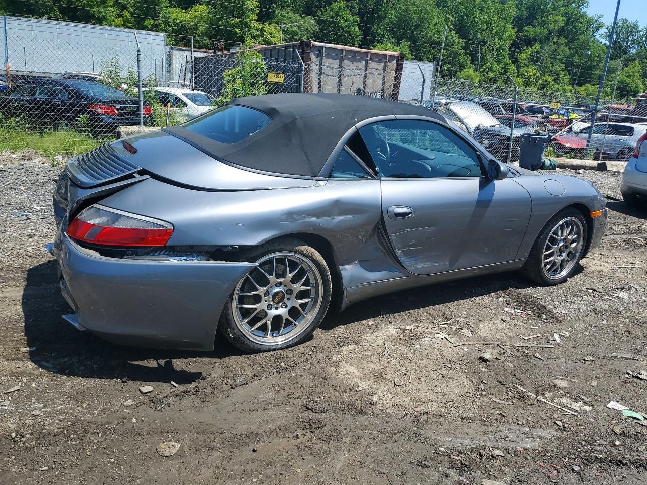 2003 Porsche 911 Carrera 2 Gray vin: WP0CA29913S652836