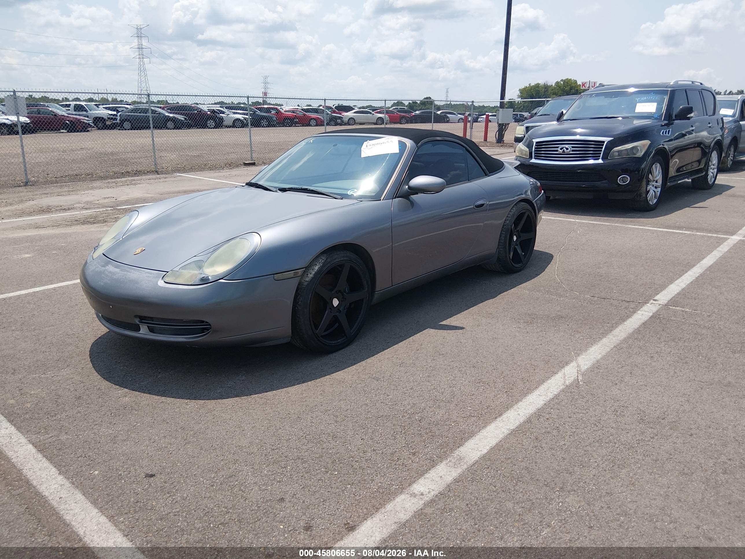 2001 Porsche 911 Carrera/carrera 4 Gray vin: WP0CA29921S652258