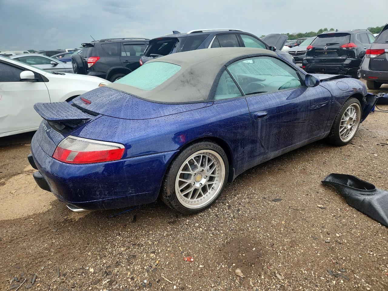 2000 Porsche Carrera Gt Blue vin: WP0CA2992YS650911