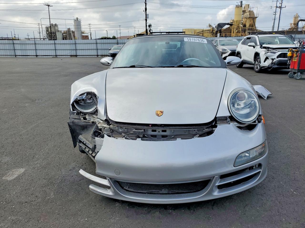 2007 Porsche 911 New Generation Carrera Cabriolet Silver vin: WP0CA29937S765922