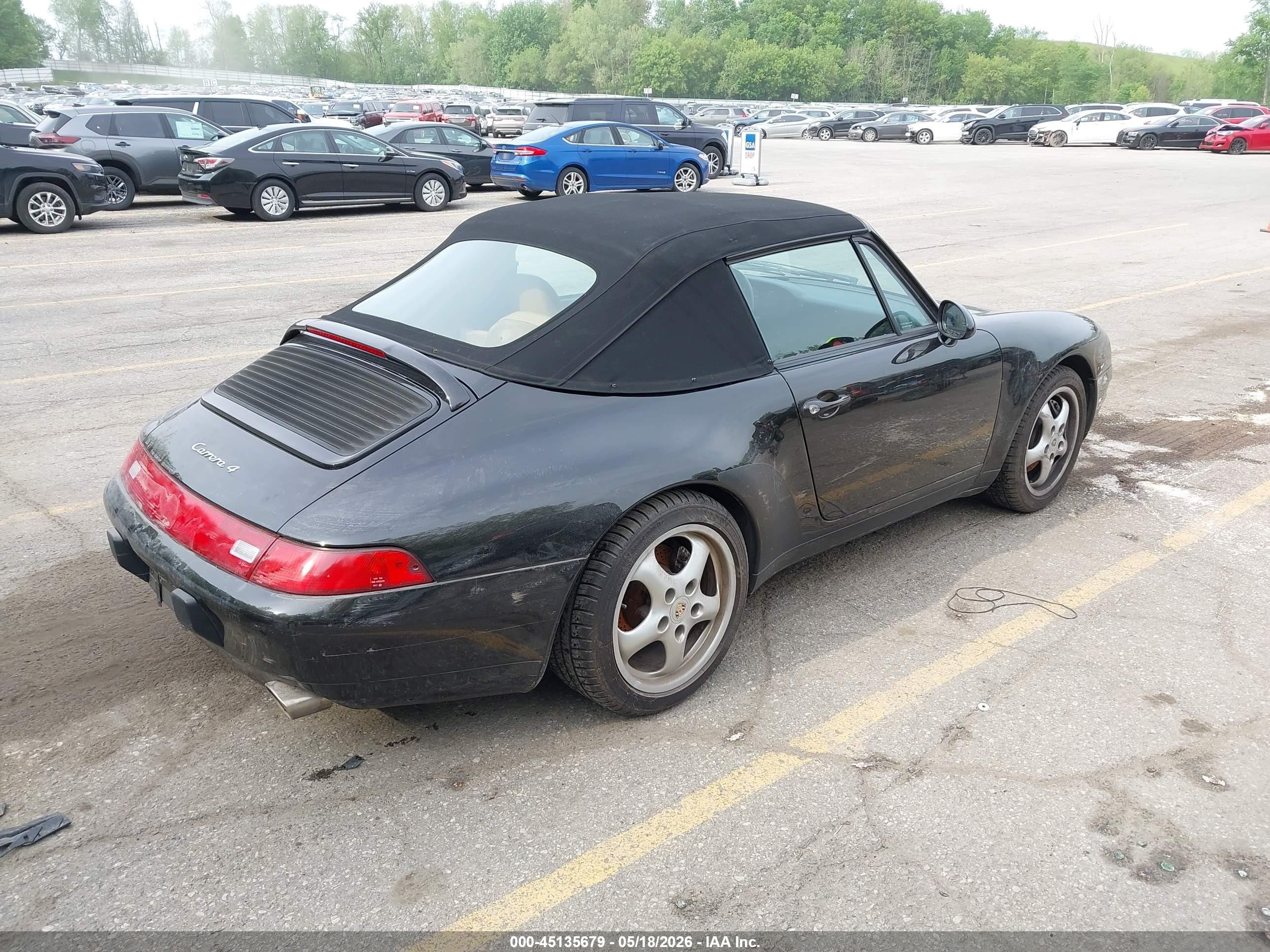 1996 Porsche 911 Carrera 2/carrera 4 Black vin: WP0CA2993TS340677