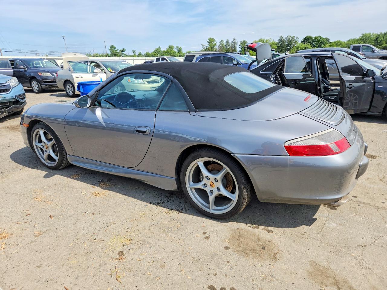 2002 Porsche 911 Carrera 2 Gray vin: WP0CA29952S652899