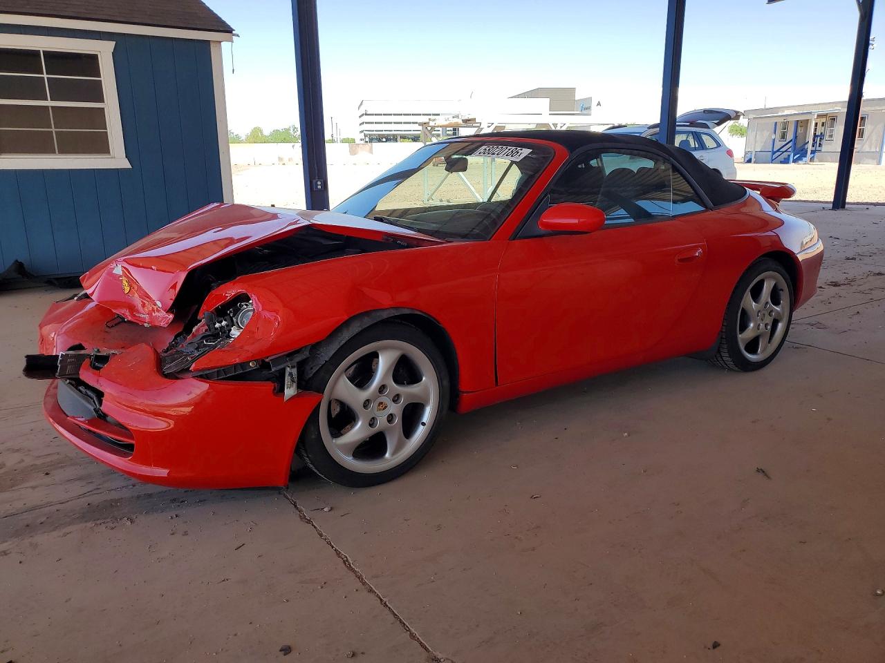 2002 Porsche 911 Carrera 2 Красный vin: WP0CA29952S654586