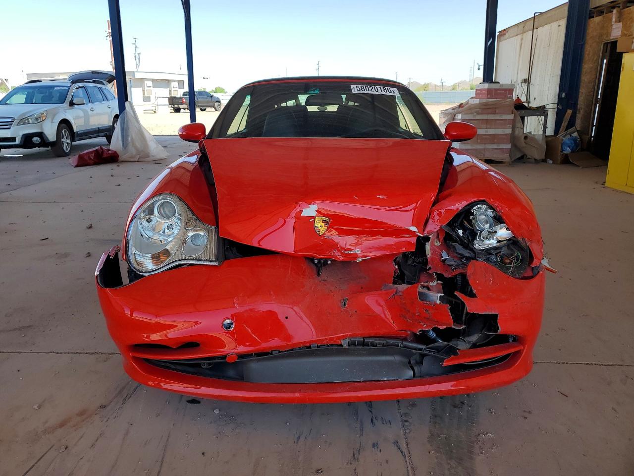 2002 Porsche 911 Carrera 2 Red vin: WP0CA29952S654586