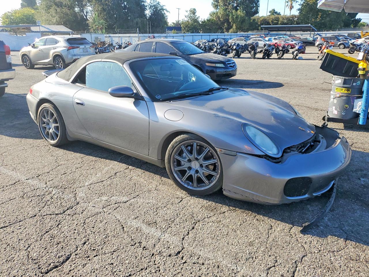 2002 Porsche 911 Carrera 2 Gray vin: WP0CA29952S655334
