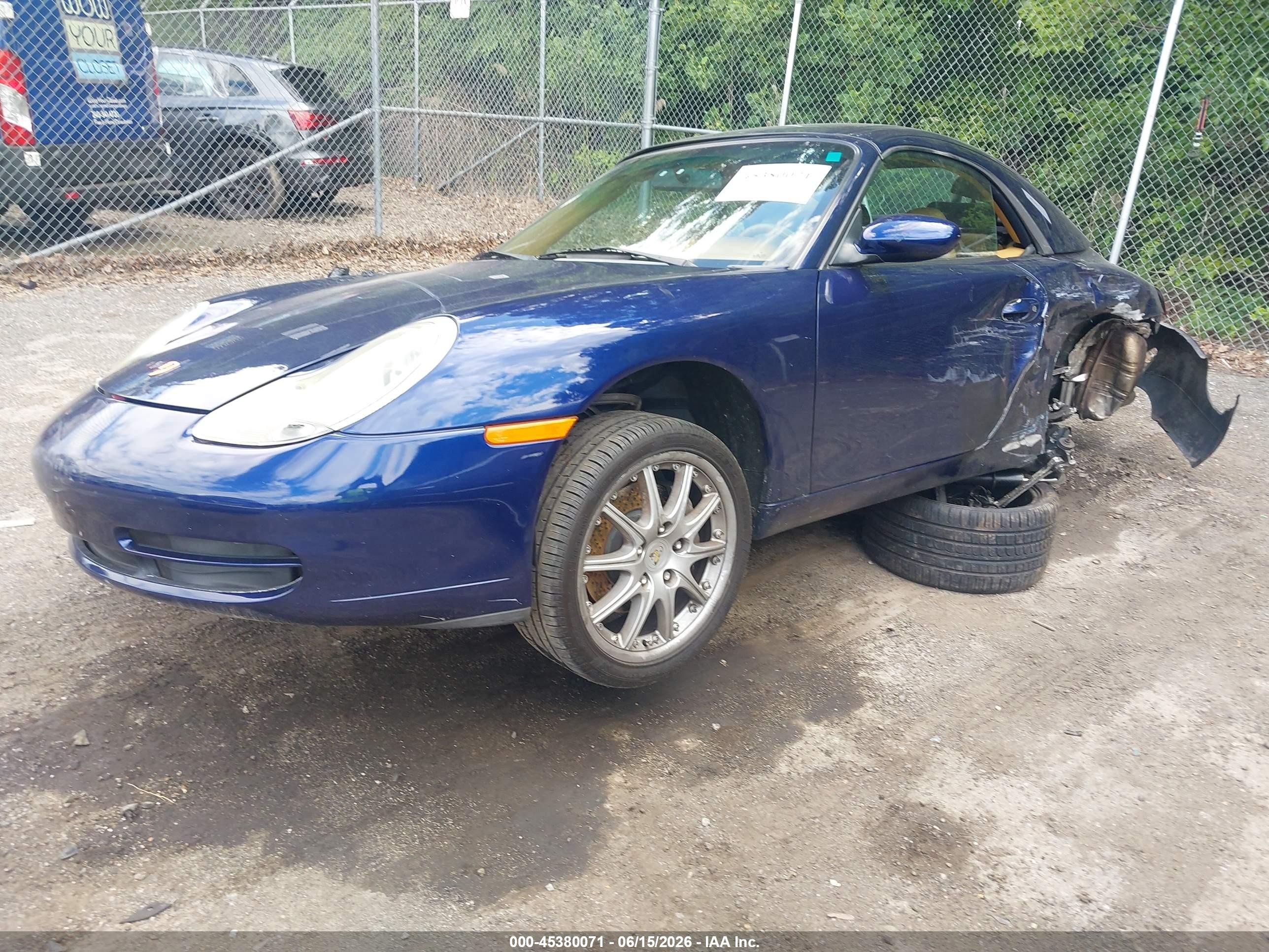 2001 Porsche 911 Carrera/carrera 4 Blue vin: WP0CA29971S652725