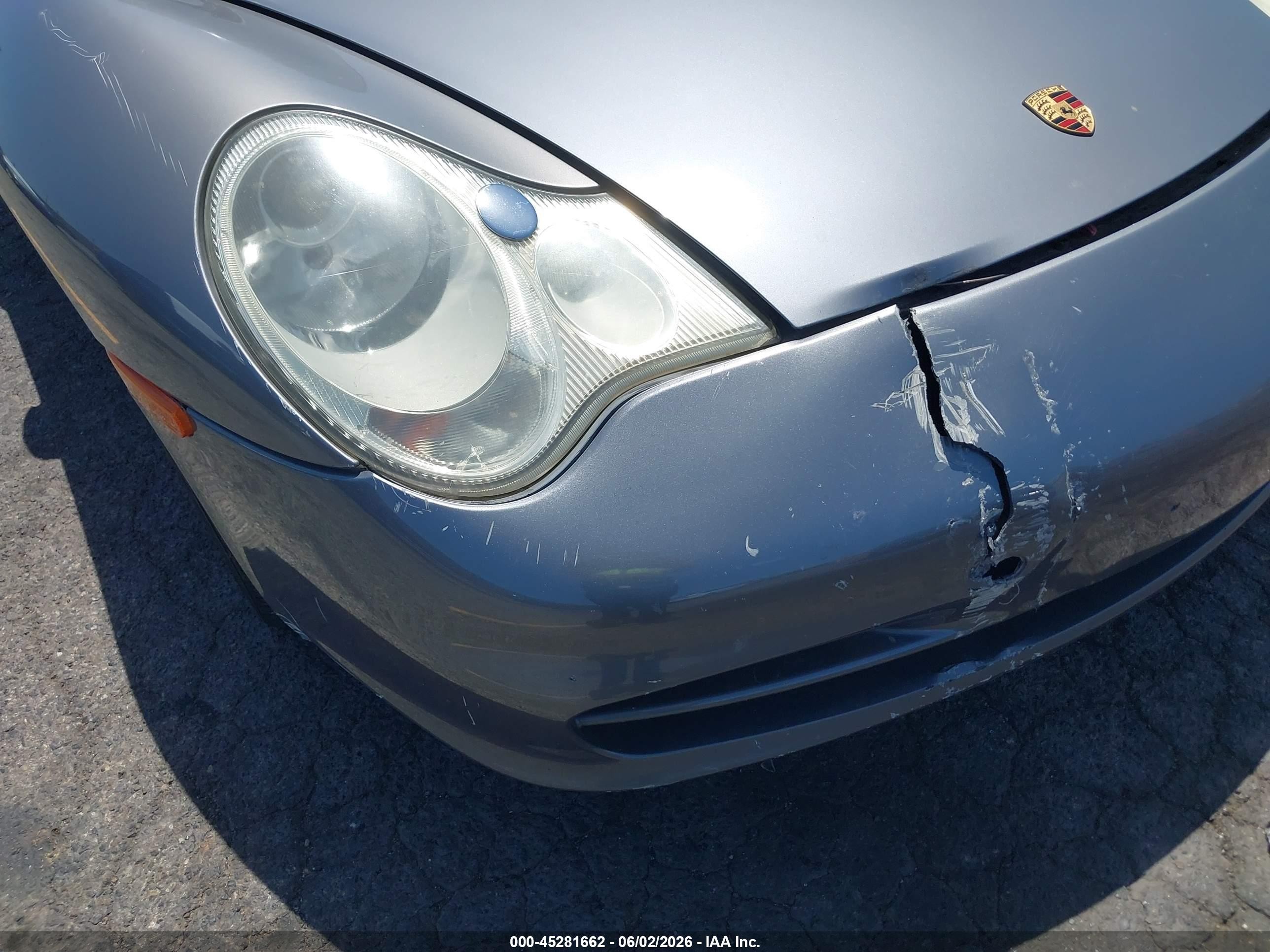 2004 Porsche 911 Carrera/carrera 4/carrera 4s Gray vin: WP0CA29974S650929