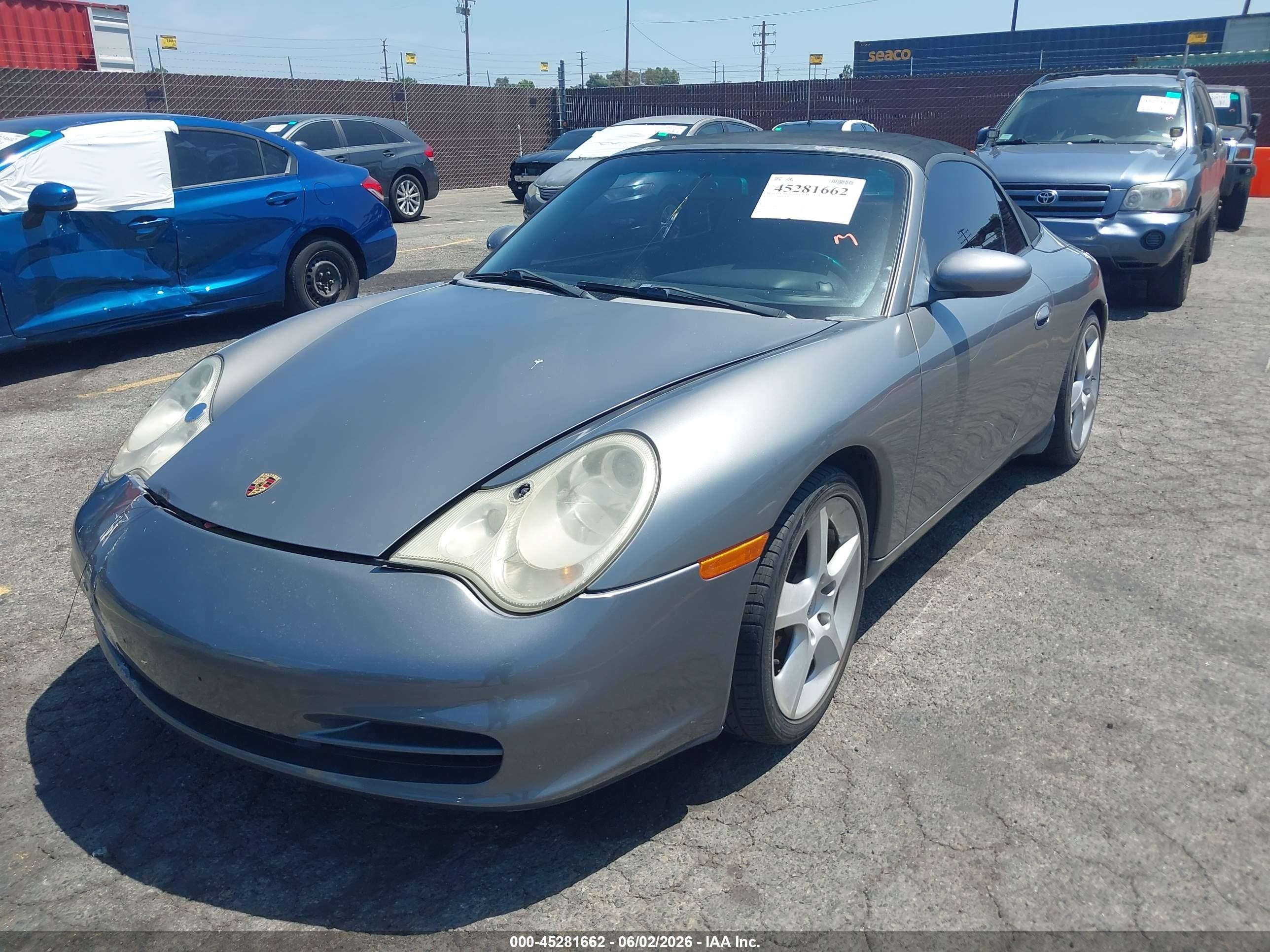 2004 Porsche 911 Carrera/carrera 4/carrera 4s Gray vin: WP0CA29974S650929