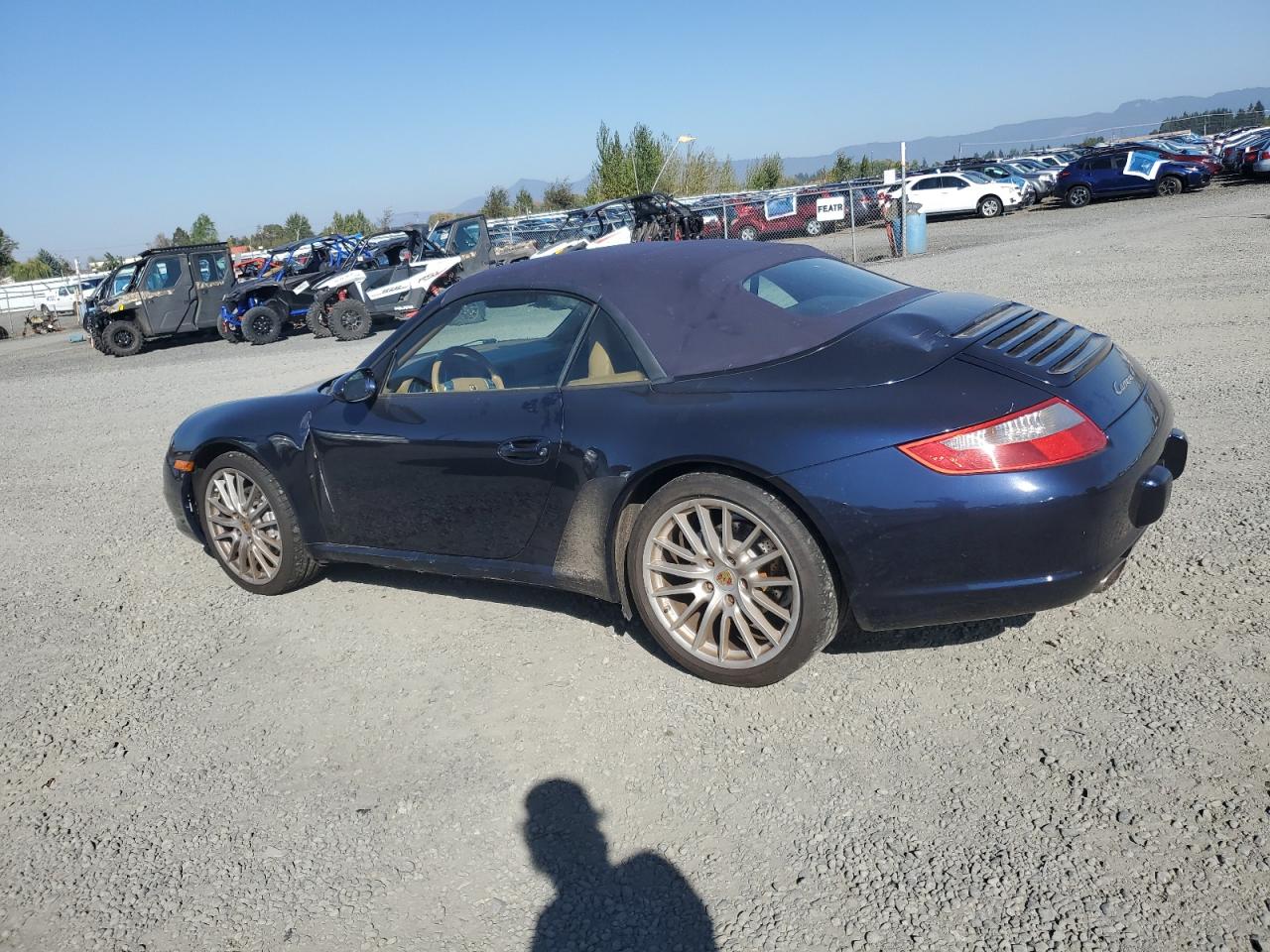2008 Porsche 911 Carrera Cabriolet Blue vin: WP0CA29978S765715