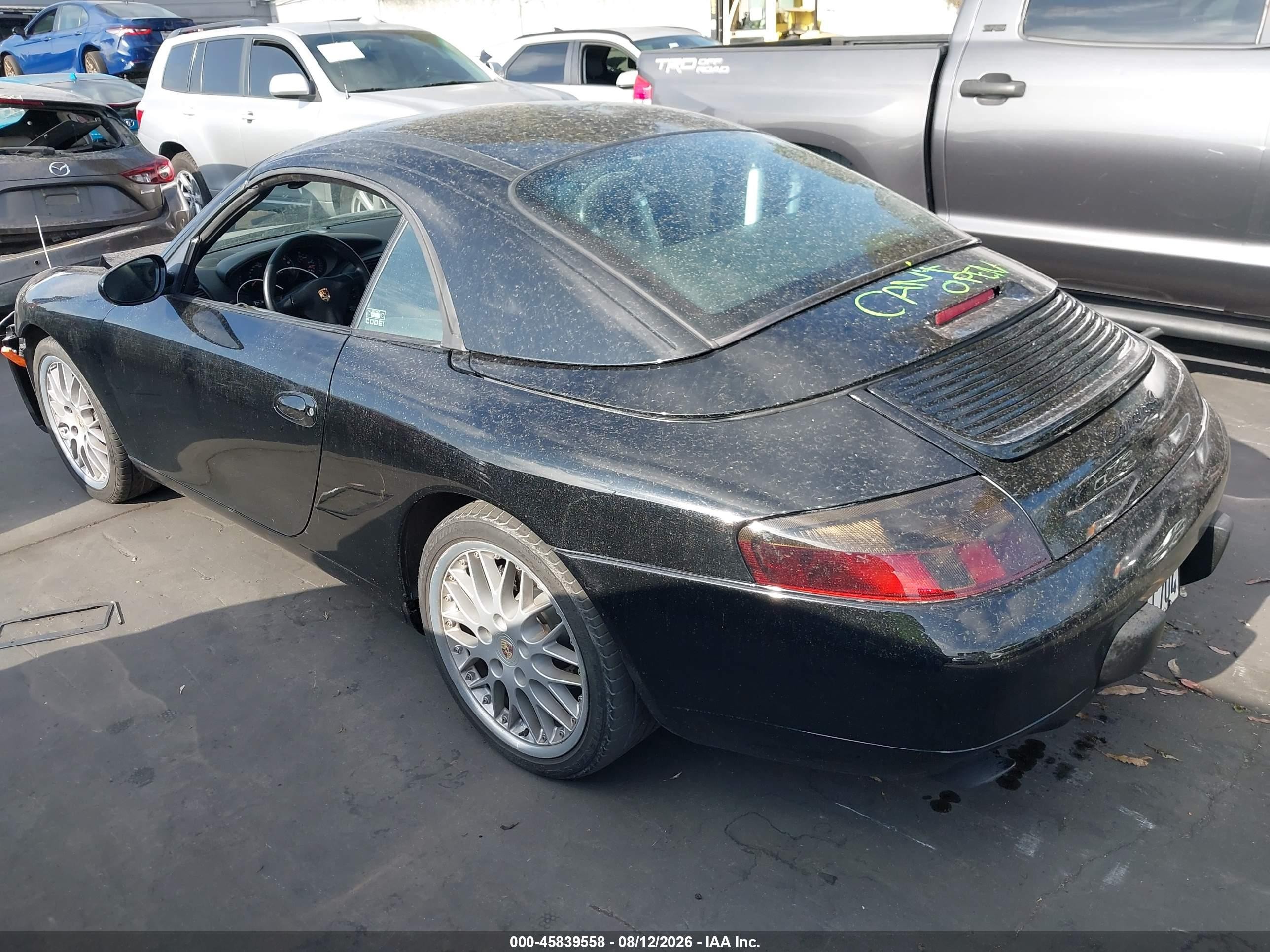 1999 Porsche 911 Carrera/carrera 4 Black vin: WP0CA2997XS652233