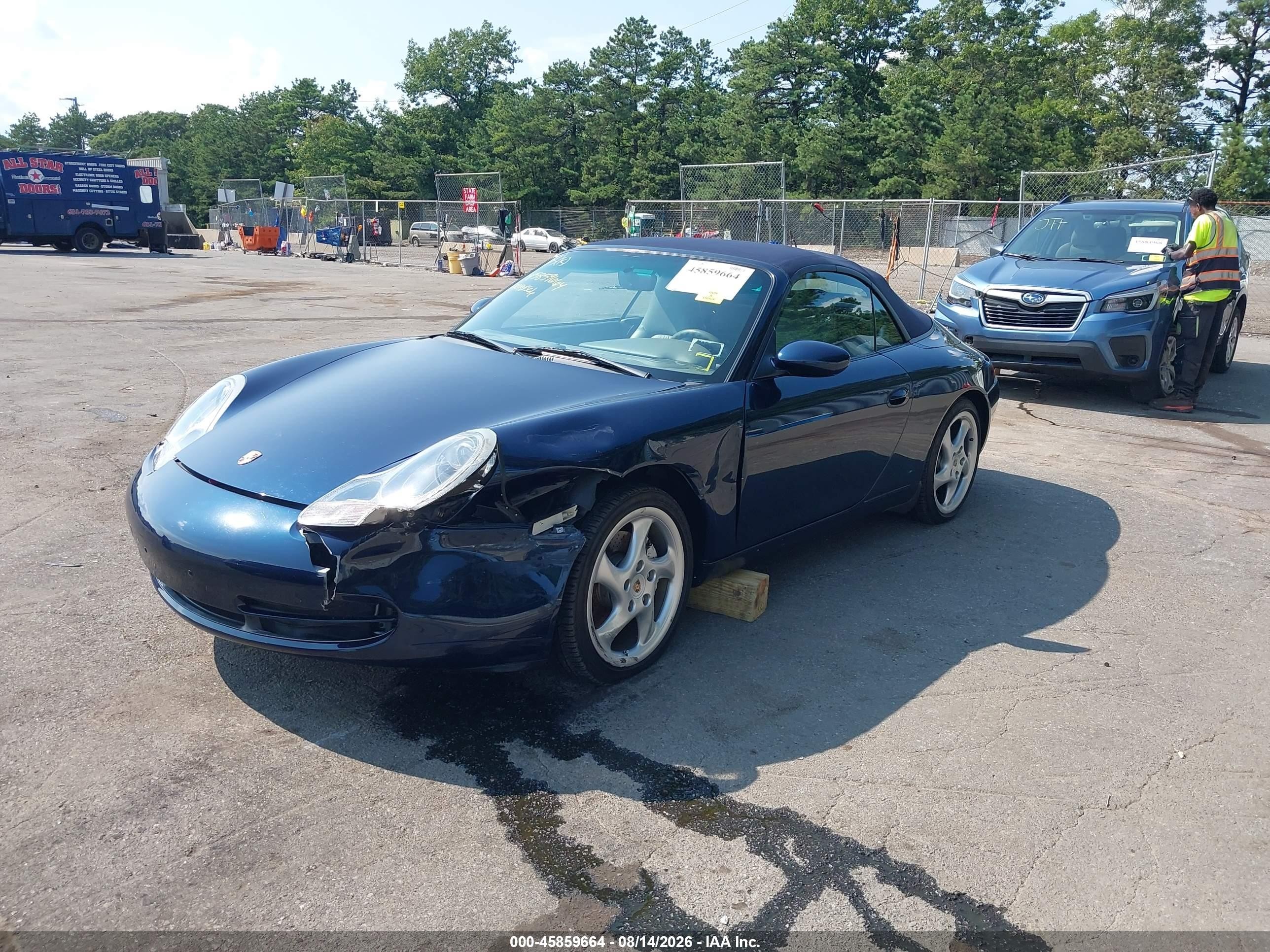 2000 Porsche 911 Carrera/carrera 4 Dark Blue vin: WP0CA2997YS651102